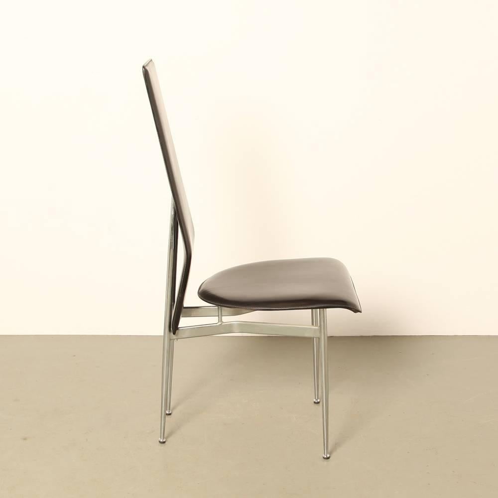 Late 20th Century Set of Four S-44 Chairs by Giancarlo Vegni & Gianfranco Gualtierotti for Fasem For Sale