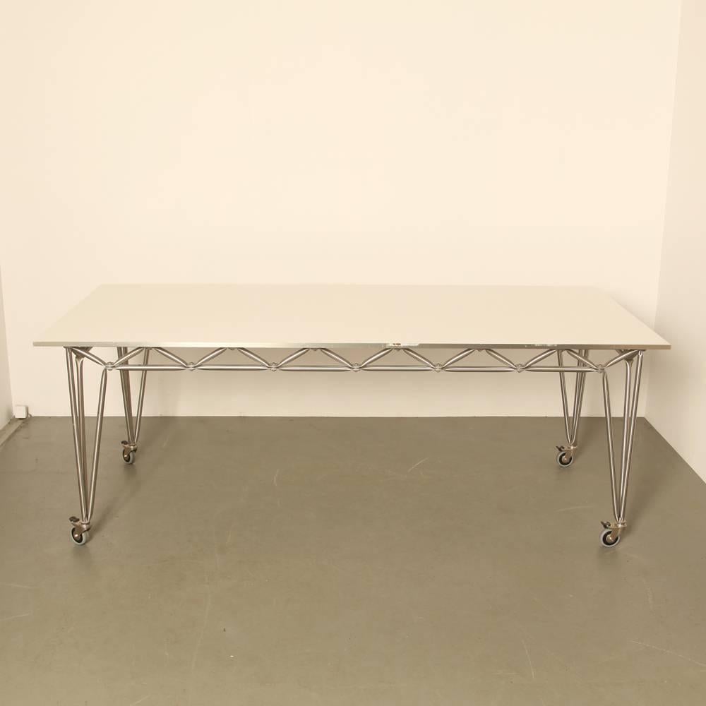 Industrial Bridge M Table in Steel-Line by System 180 Berlin