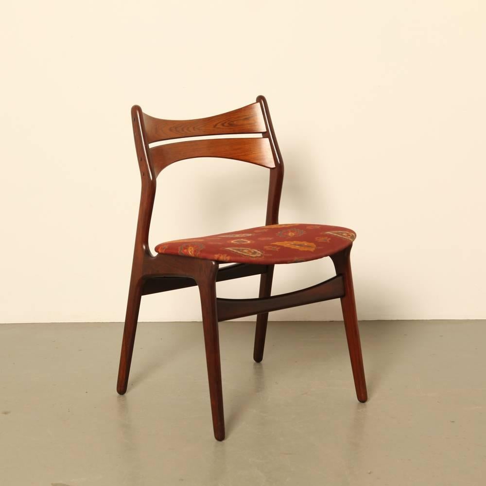 Danish Erik Buck Model 310 Dining Room Chairs Set of Six For Sale