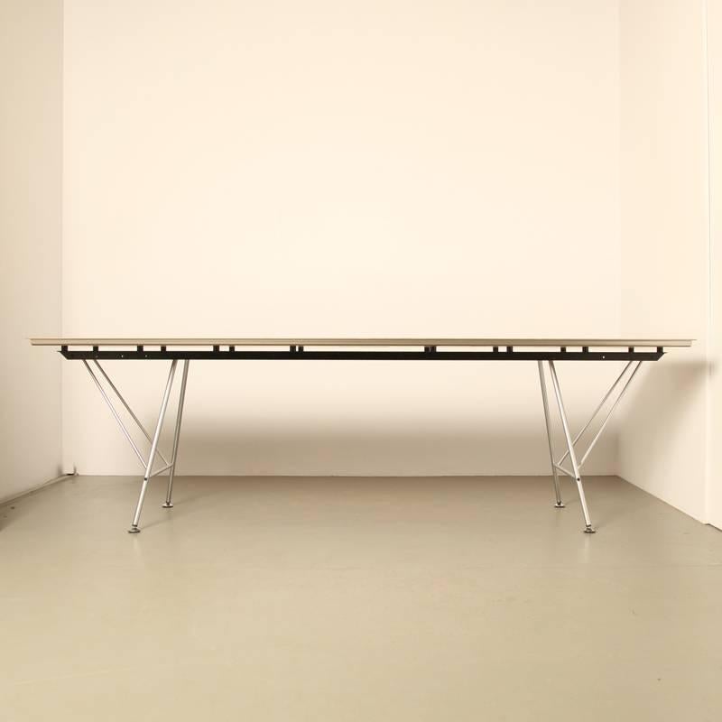 Pressed Unistandard Table from Atelier Alinea, Switzerland by Ueli Biesenkamp For Sale