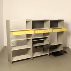 Gispen Wall Unit 5600, Three-Piece, High Model