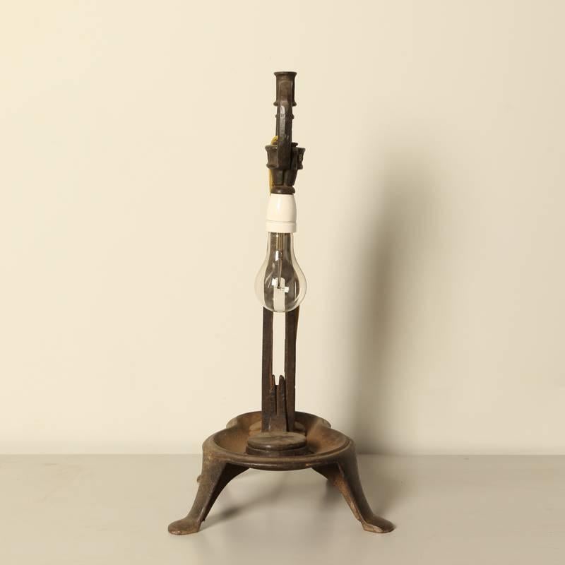 Cast Industrial French Table Lamp