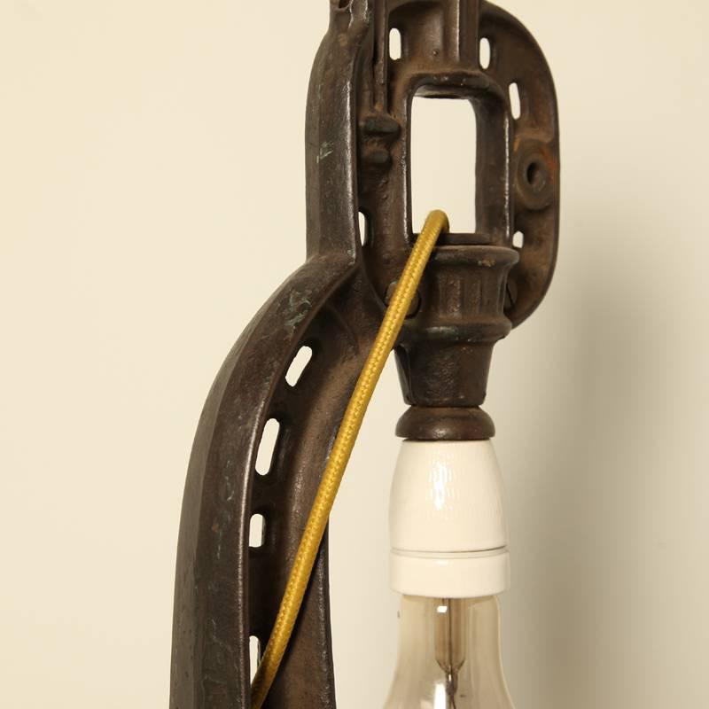 Mid-20th Century Industrial French Table Lamp