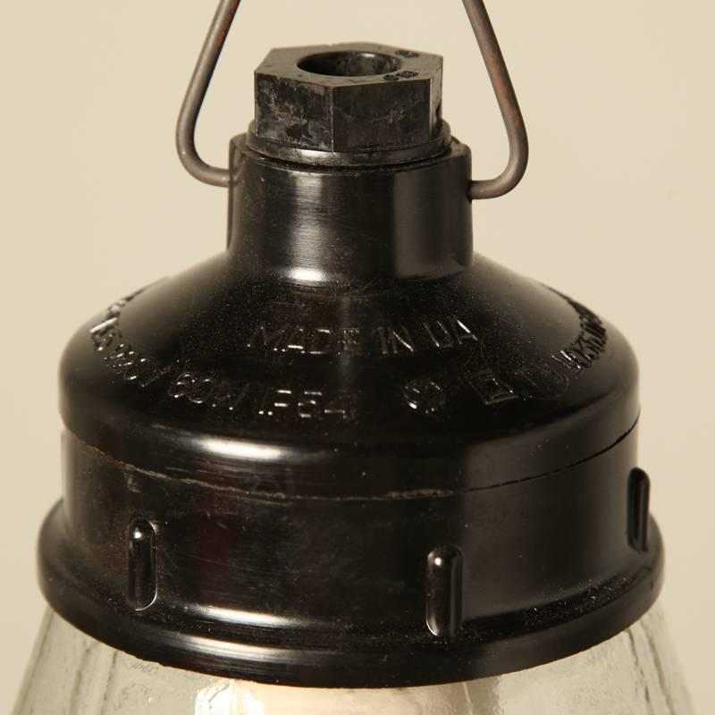 Ukrainian Industrial European Bakelite Grenade Lamp For Sale