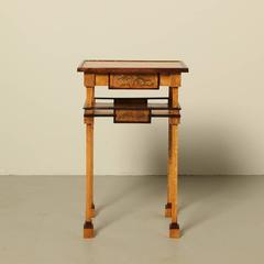 Oriental style bedside table or side table