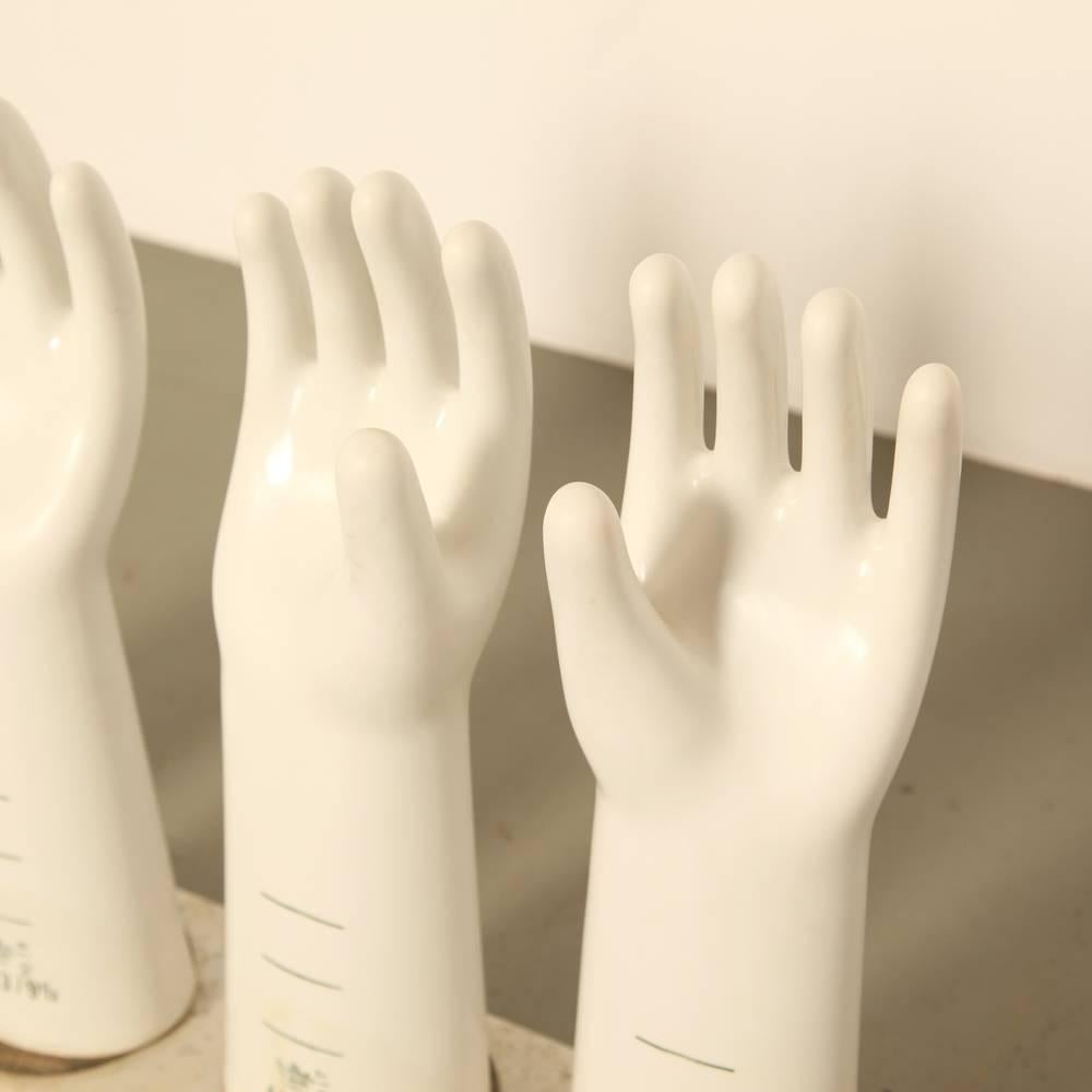 20th Century Porcelain Latex Glove Mold S White For Sale