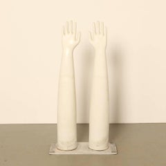 Porcelain Latex Glove Mold L Flat
