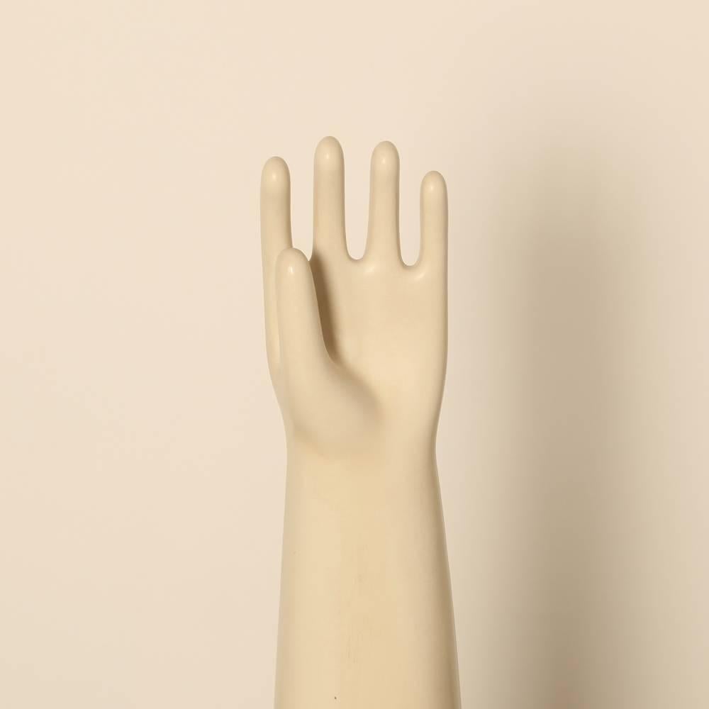 20th Century Porcelain Latex Glove Mold Extra Large For Sale