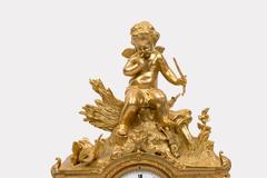 Original Gilt Bronze Cherubs Clock