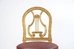 Set of Eight Giltwood Chairs