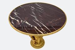 Elegant Gilt Bronze Pedestal