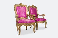 Pair of Baroque Armchairs