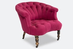 Pair of Napoleon III Padded Armchairs