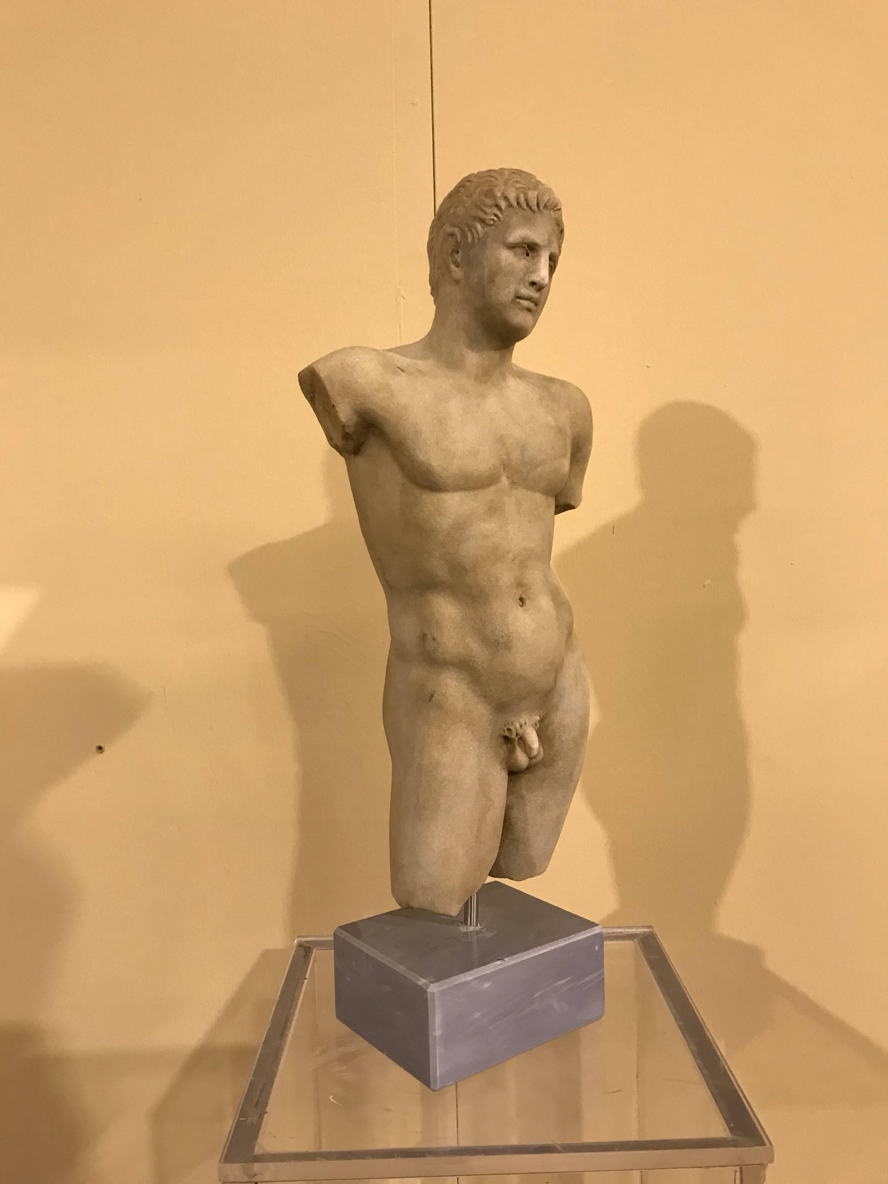 who cast the bronze statue known as doryphoros
