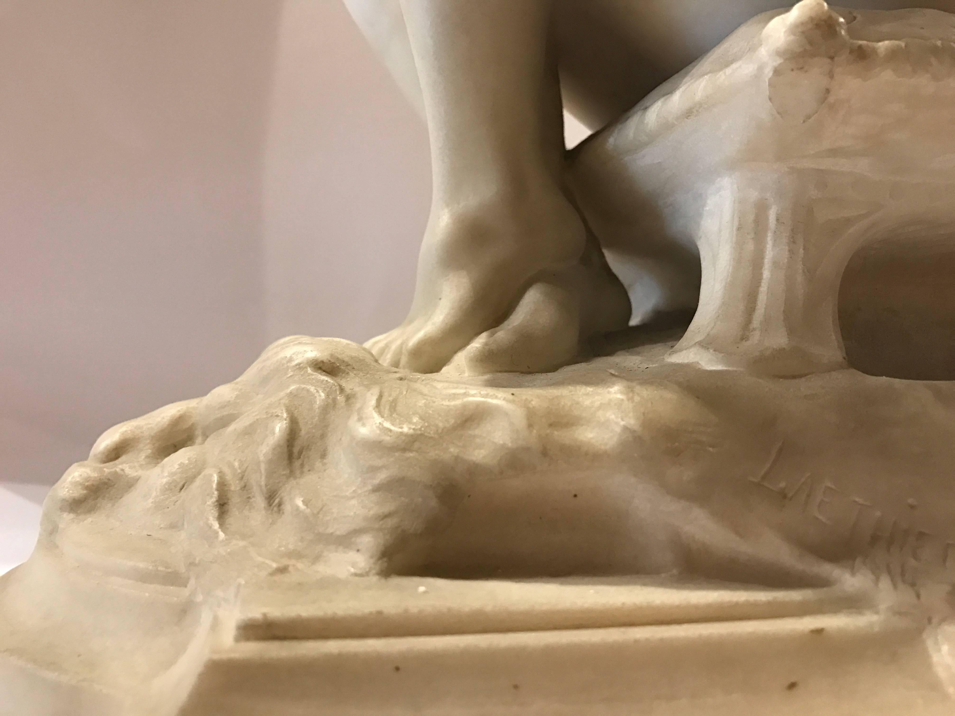 Sculpture in Marble Art Decò Style In Excellent Condition For Sale In Roma, IT