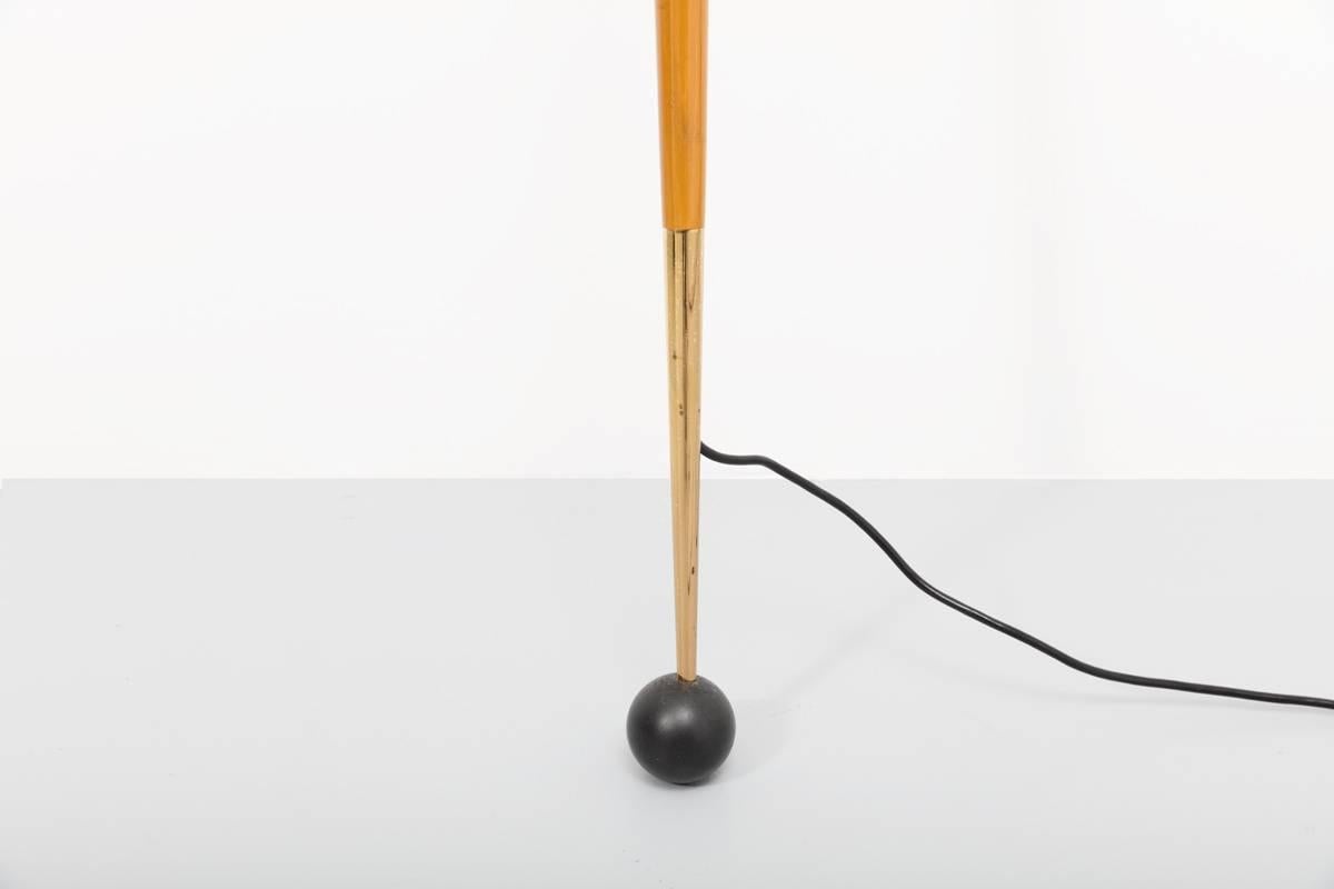 Wood Philippe Starck, Soudain Le Sol Trembla Floor Lamp, Drimmer Editions