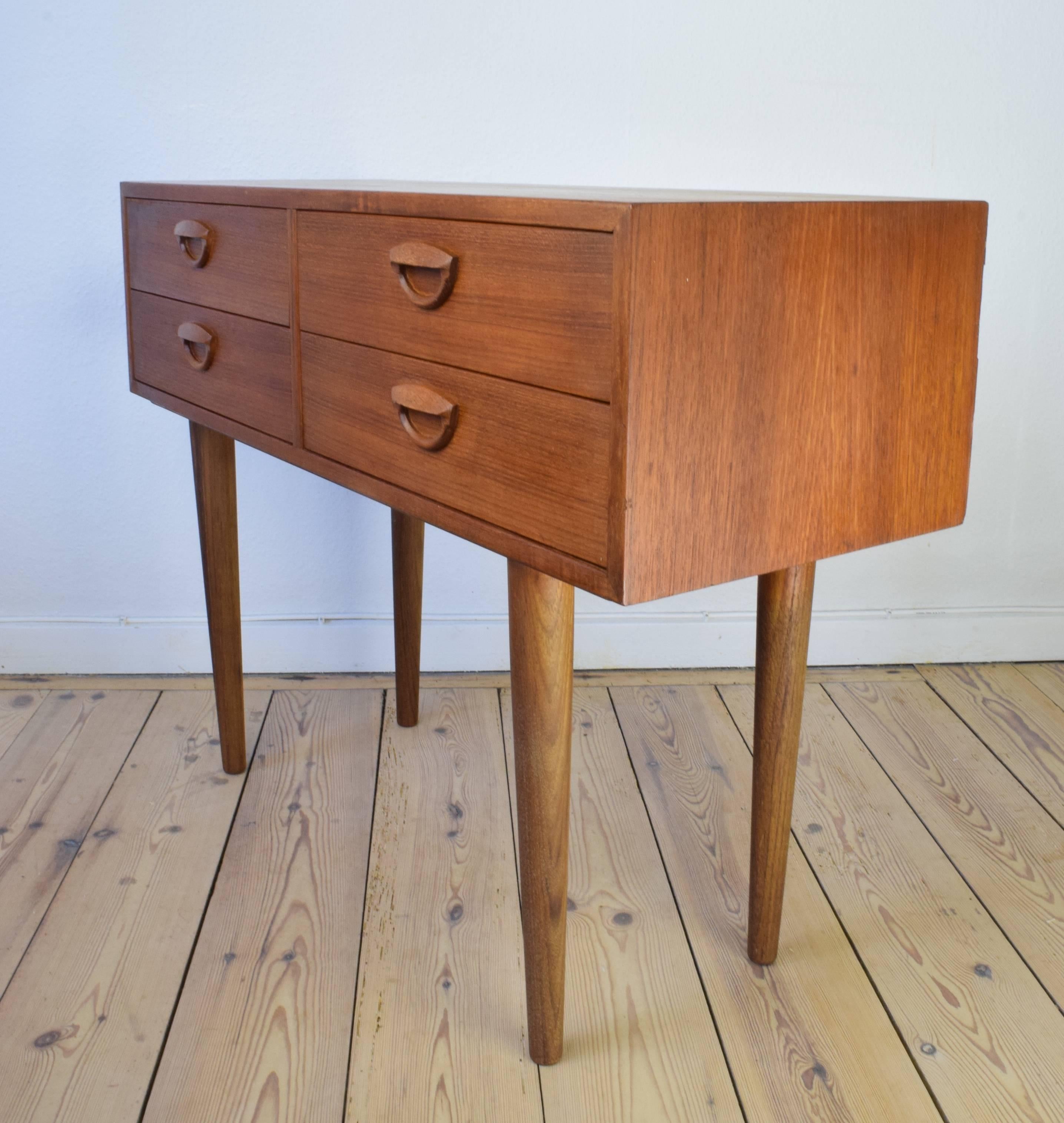 Mid-Century Modern Kai Kristiansen Teak Entry Chest, 1960s For Sale