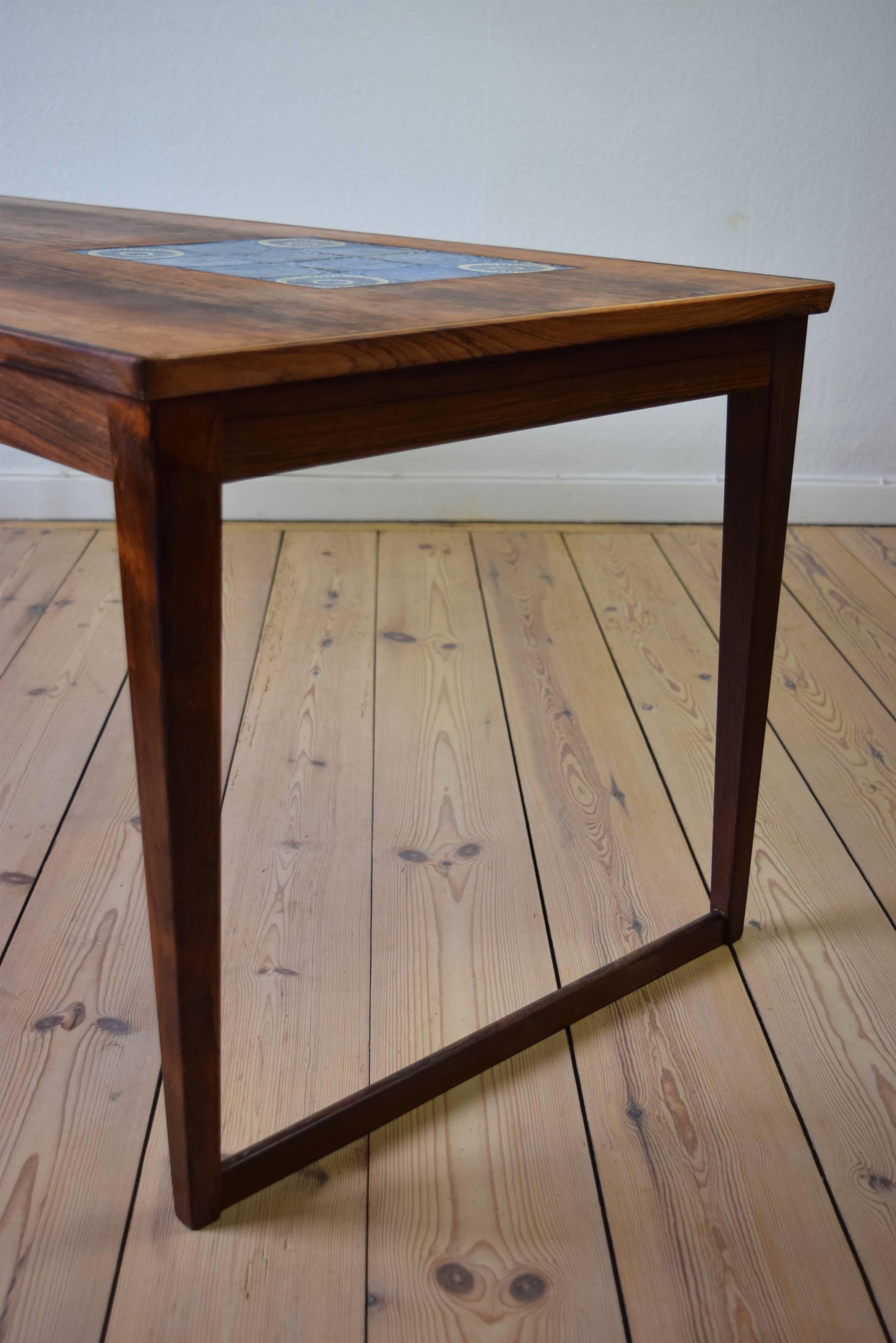 Danish Rosewood Coffee Table In Fair Condition In Nyborg, DK