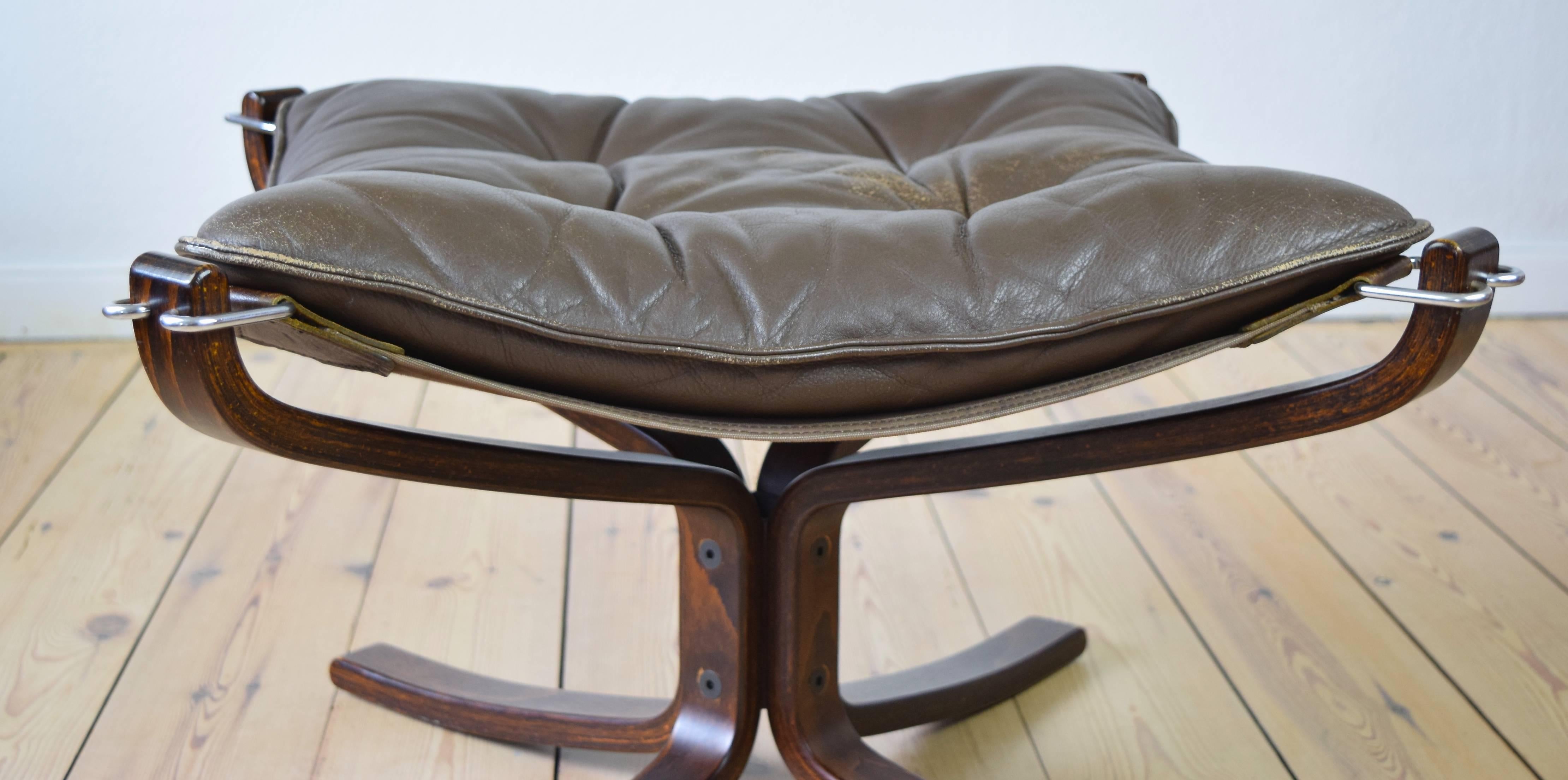 Mid-Century Modern Sigurd Ressell Falcon Chair Footstool