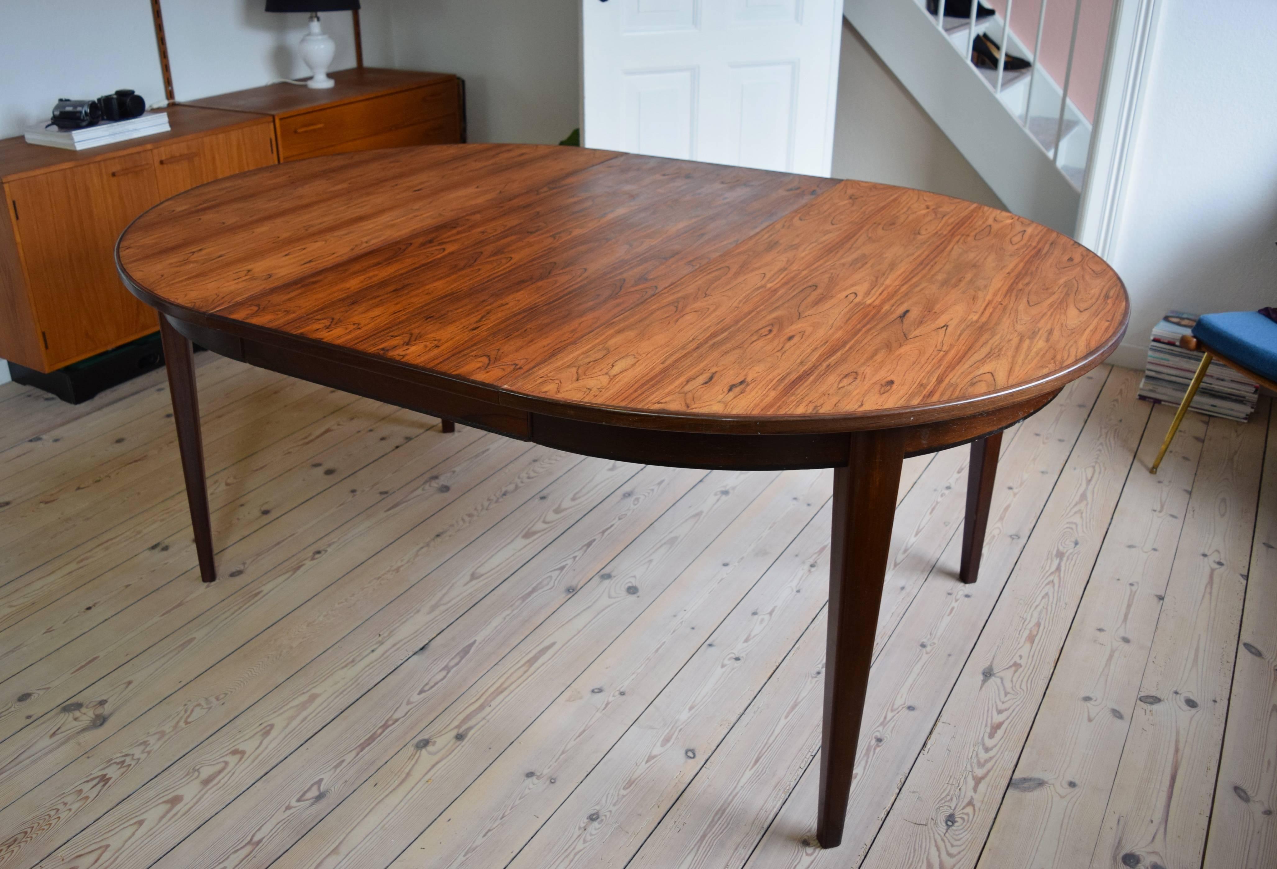 Mid-20th Century Omann Jun Model 55 Rosewood Dining Table For Sale