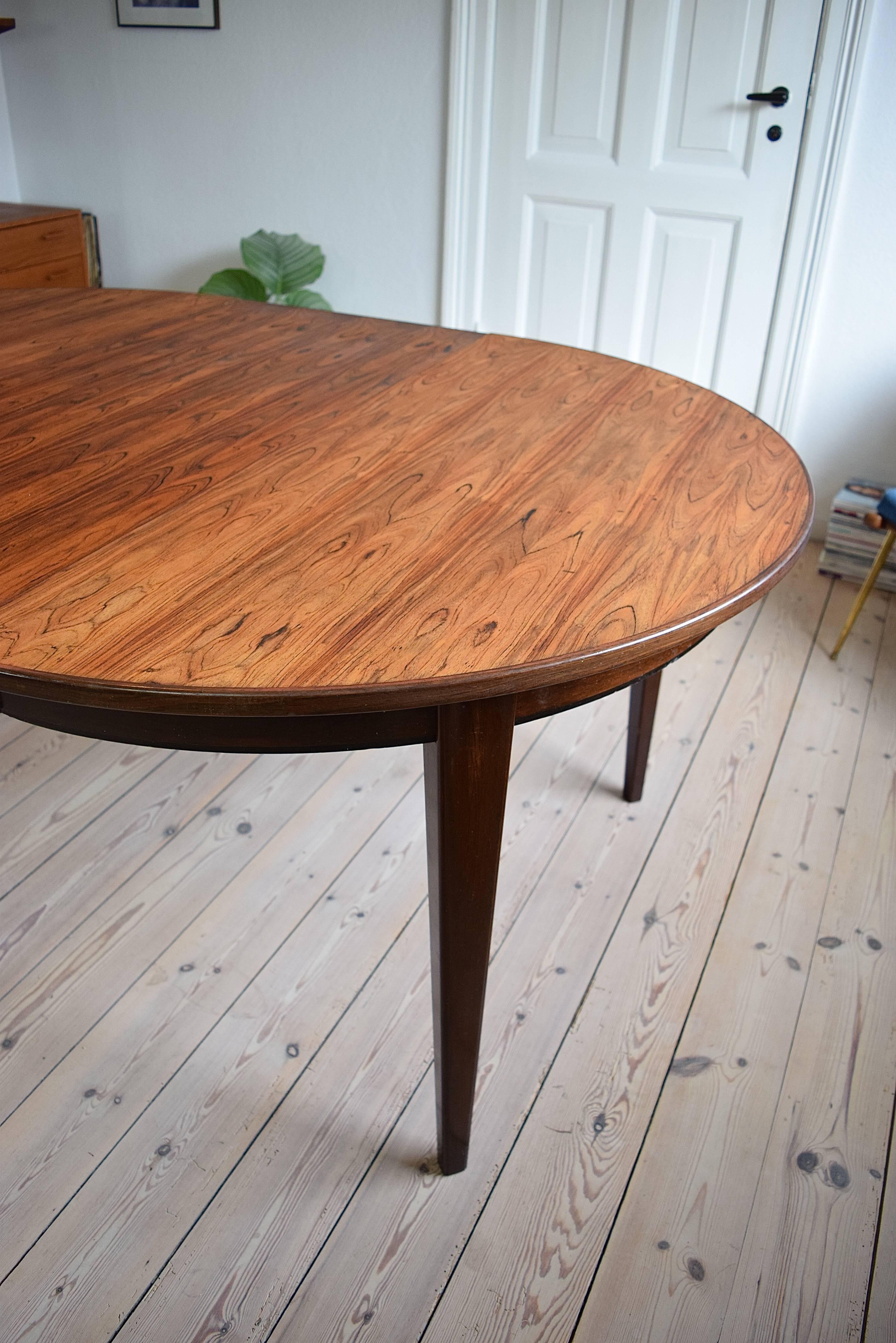 Omann Jun Model 55 Rosewood Dining Table For Sale 2
