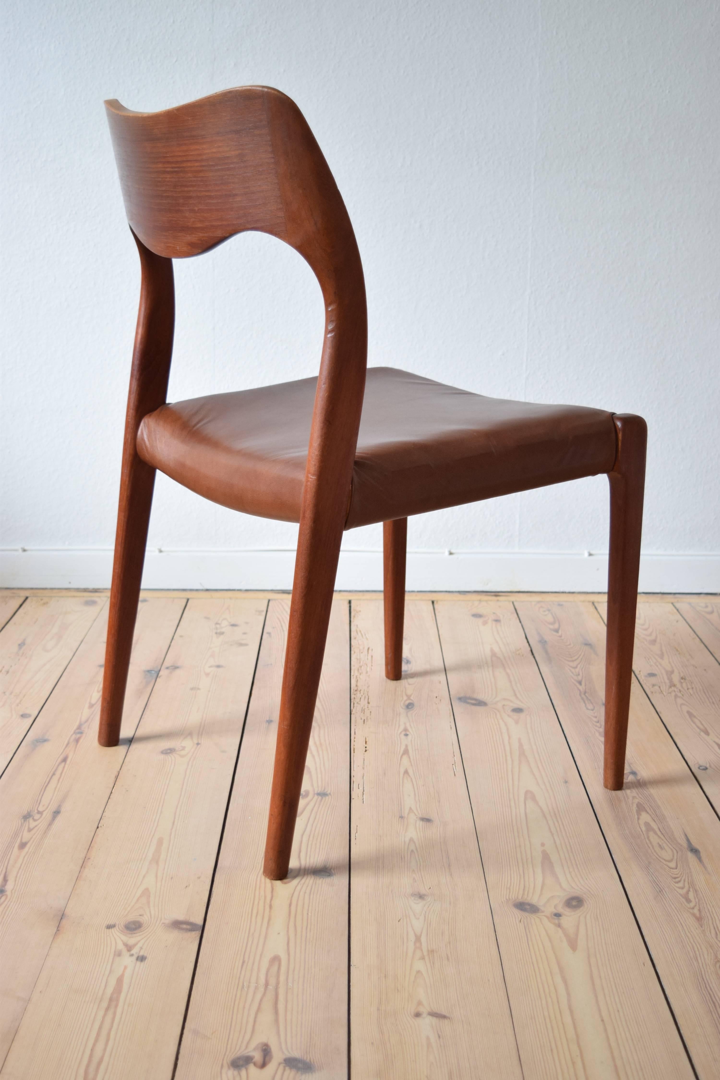 Niels Otto Møller #71 Dining Chair In Good Condition In Nyborg, DK