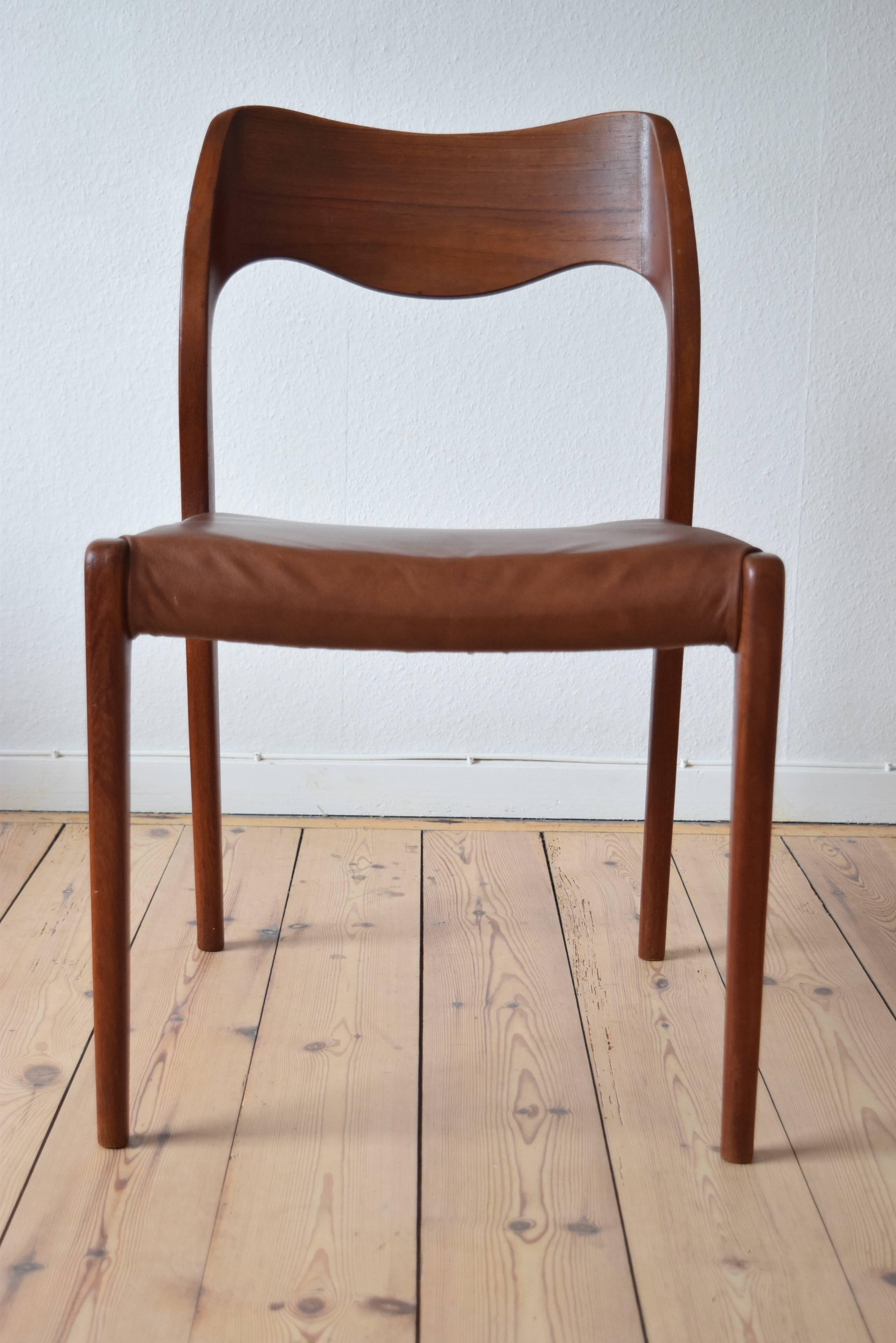 Mid-20th Century Niels Otto Møller #71 Dining Chair