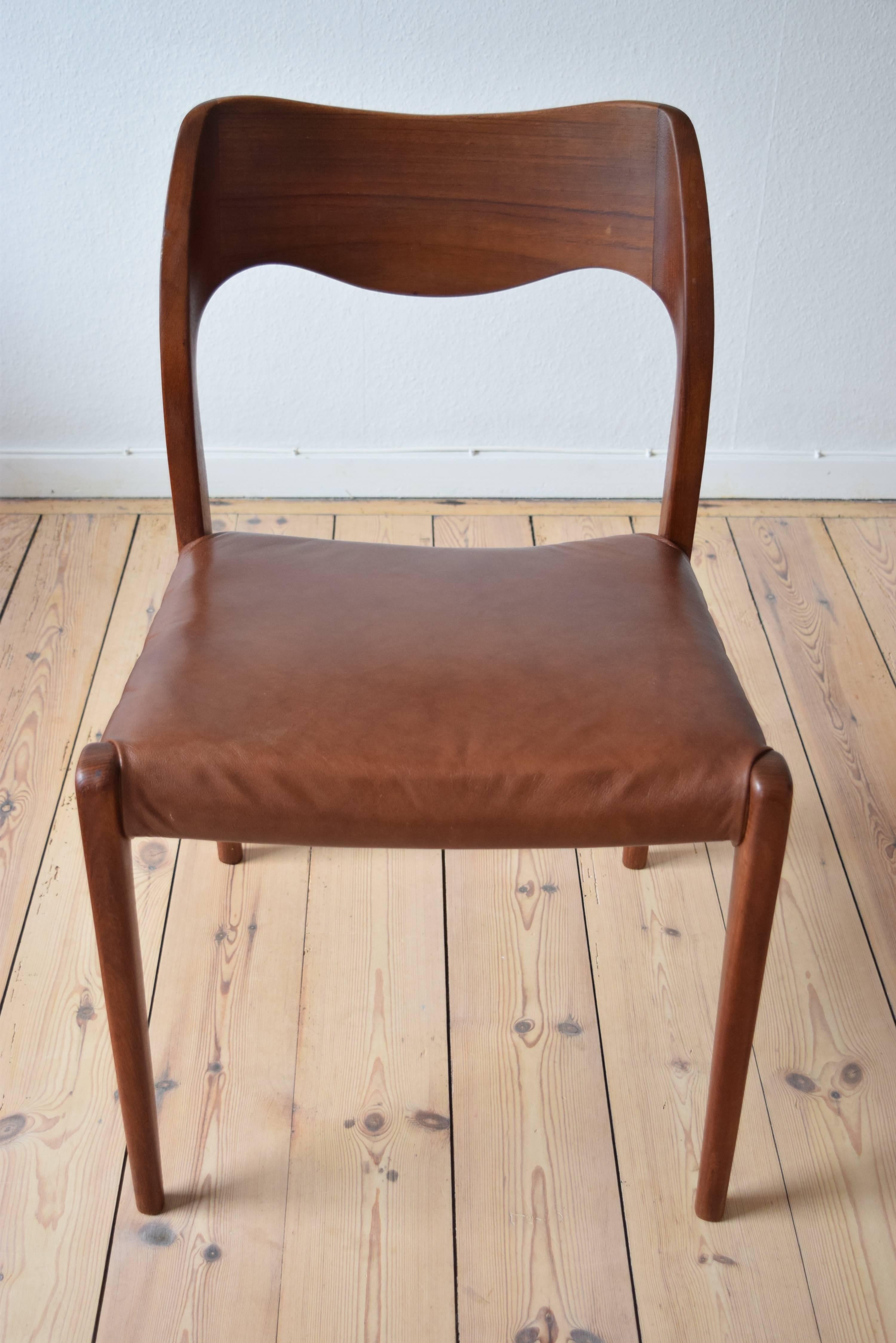 Teak Niels Otto Møller #71 Dining Chair