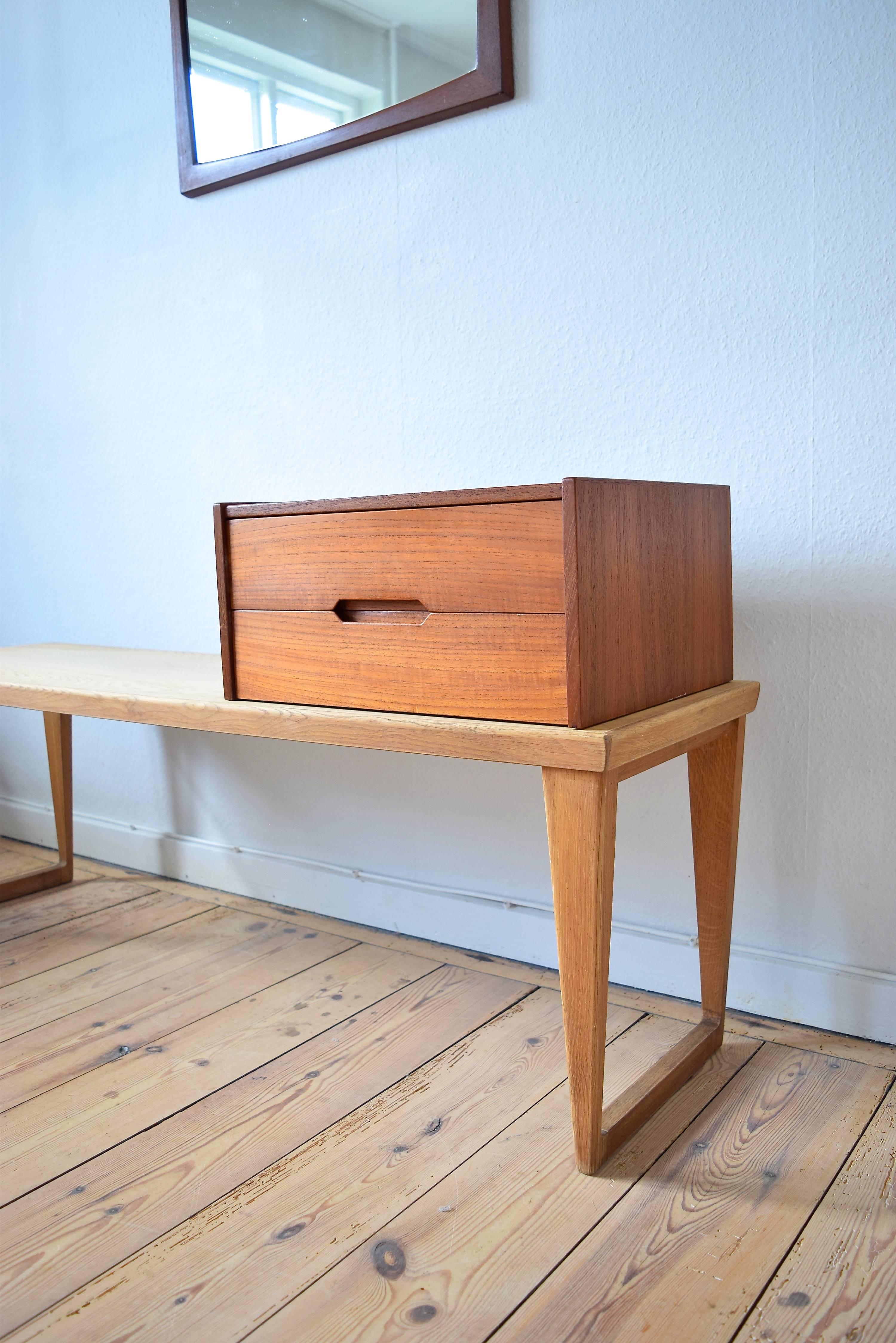 Mid-20th Century Aksel Kjersgaard Teak and Oak Entry Set