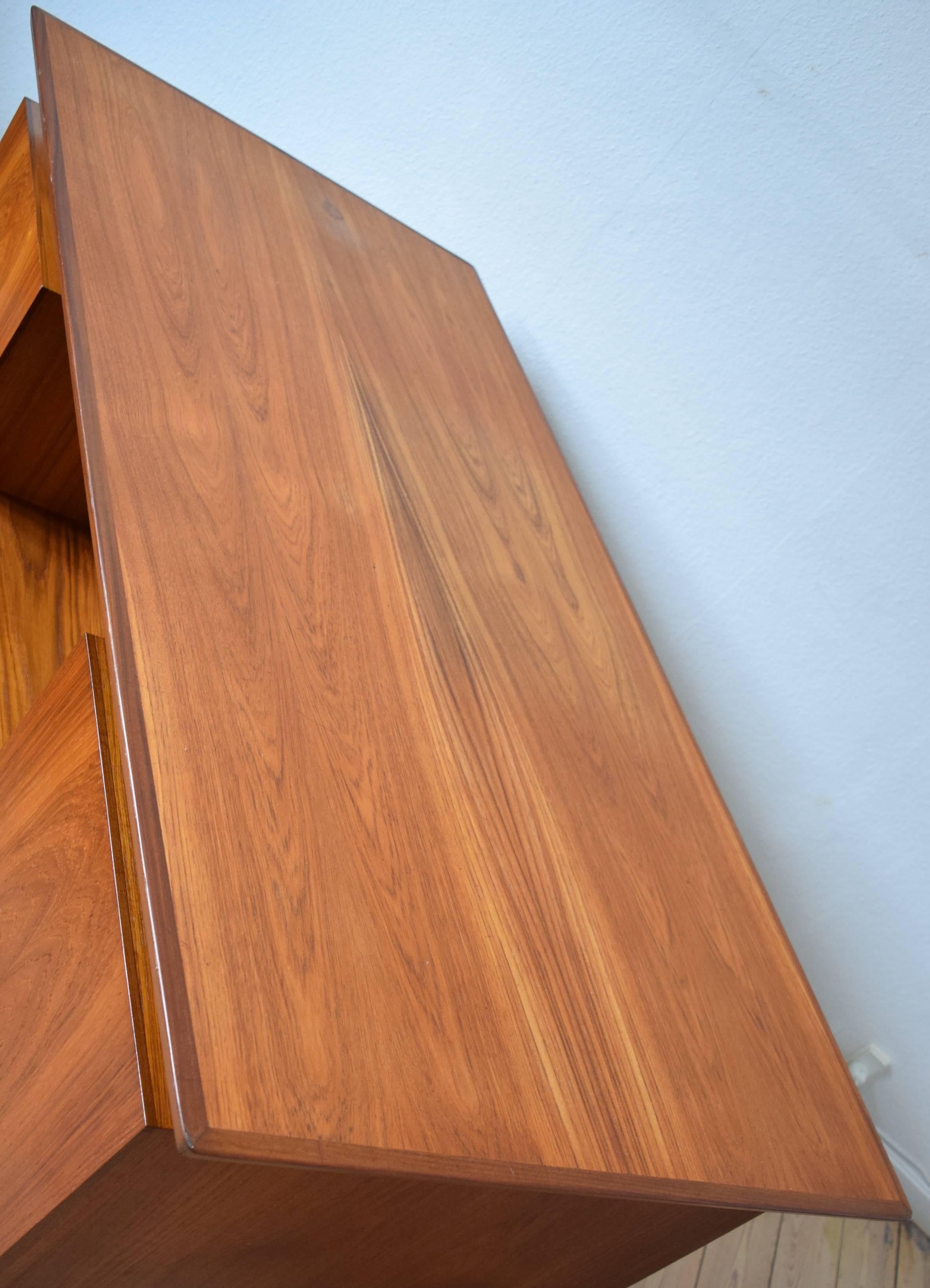 Danish Teak Executive Desk, 1960s 4