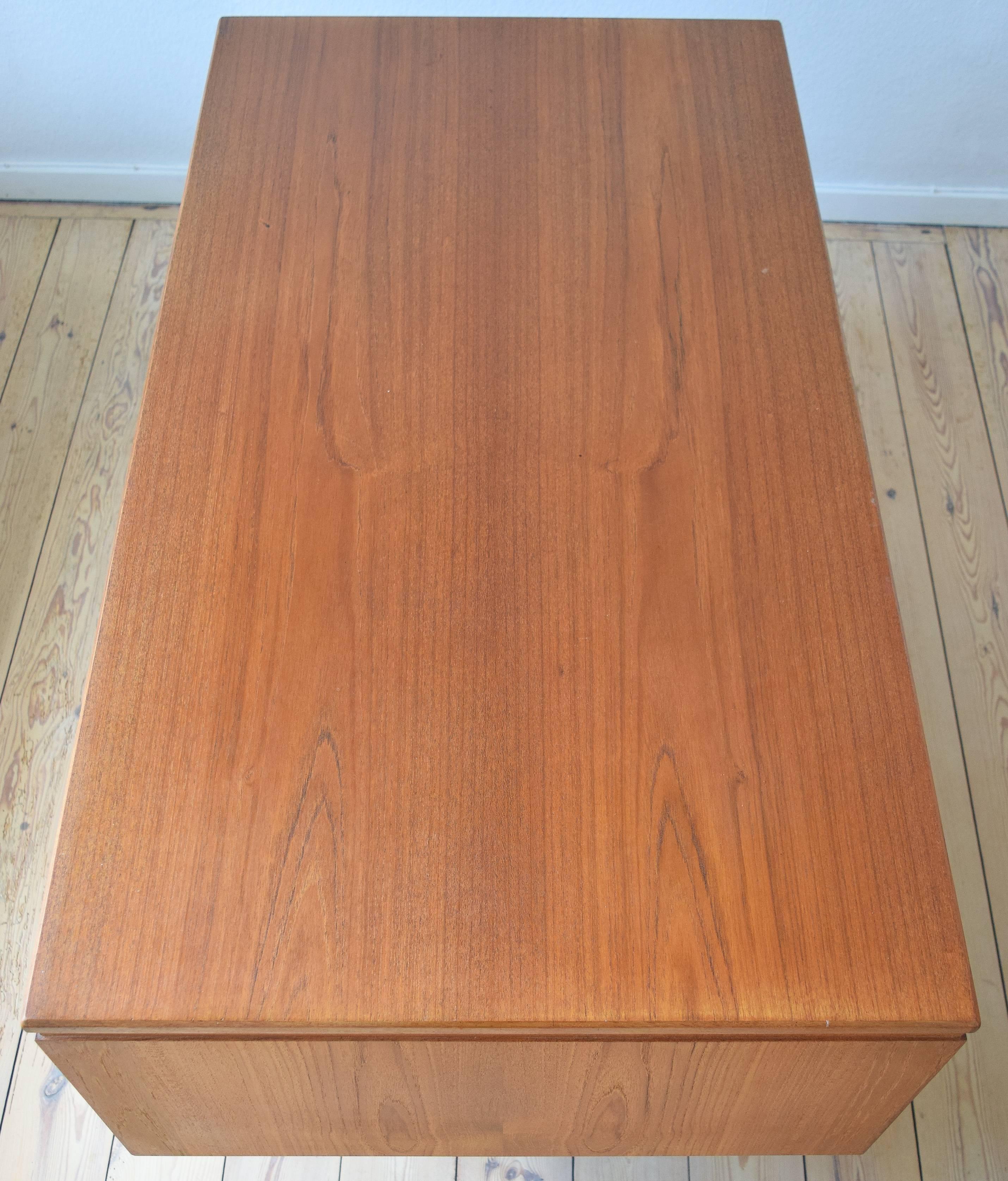 Teak Desk by J. Svenstrup for A.P. Møbler, 1960s 3