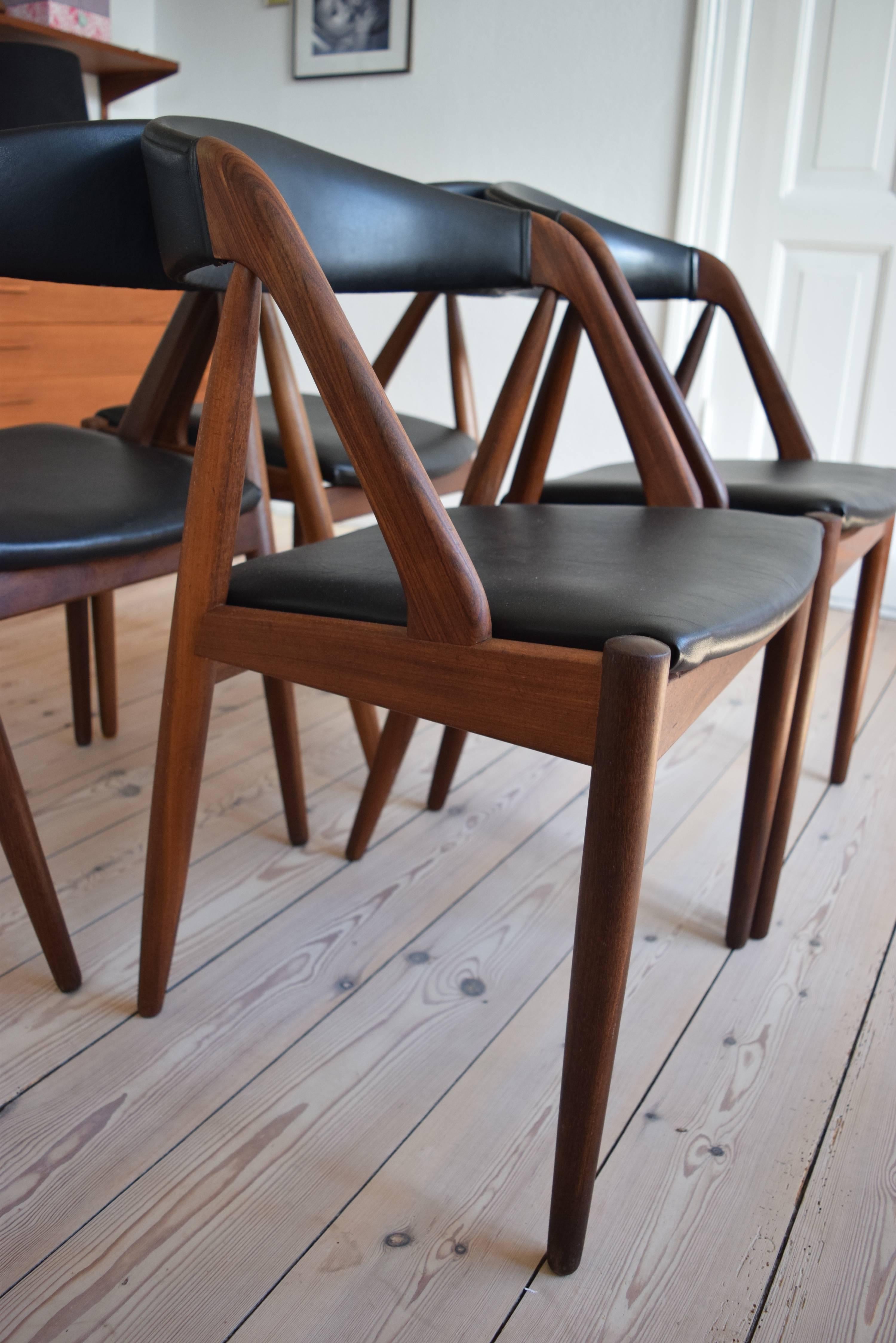 Mid-20th Century Kai Kristiansen Model 31 Dining Chairs For Sale