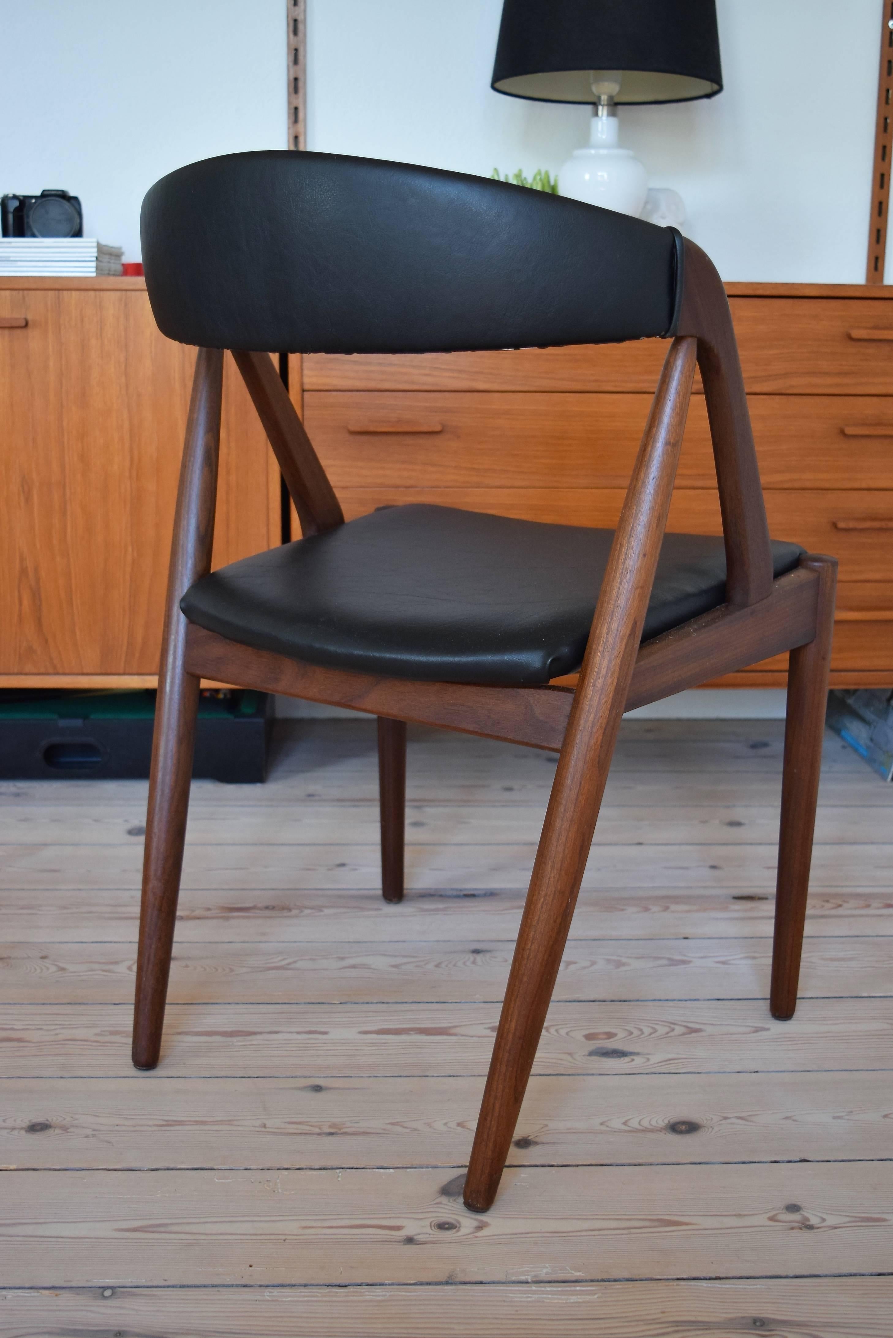 Teak Kai Kristiansen Model 31 Dining Chairs For Sale