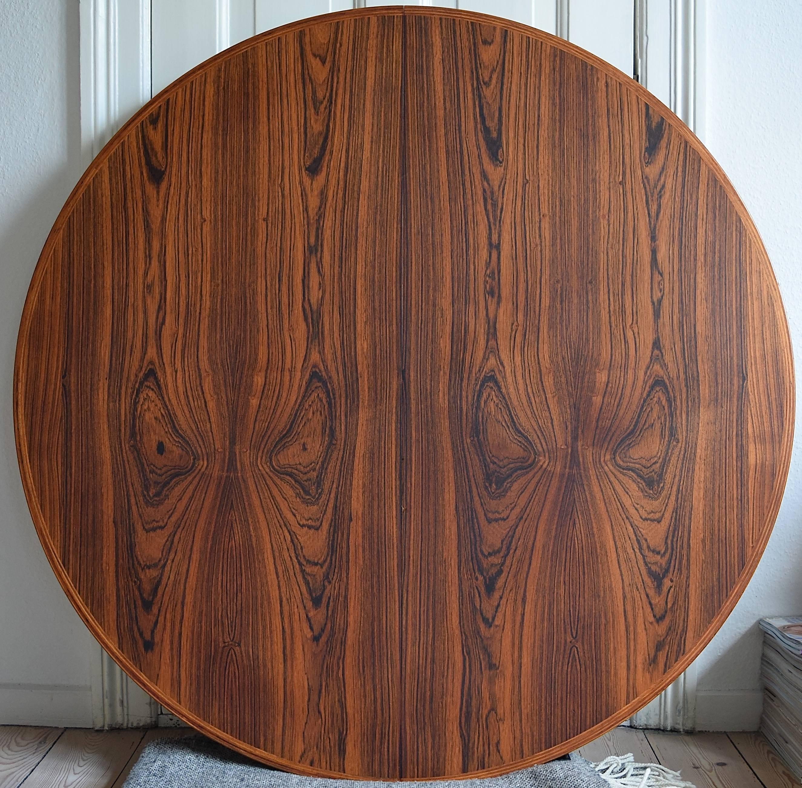 Mid-20th Century Danish Rosewood Dining Table, Heltborg Møbler