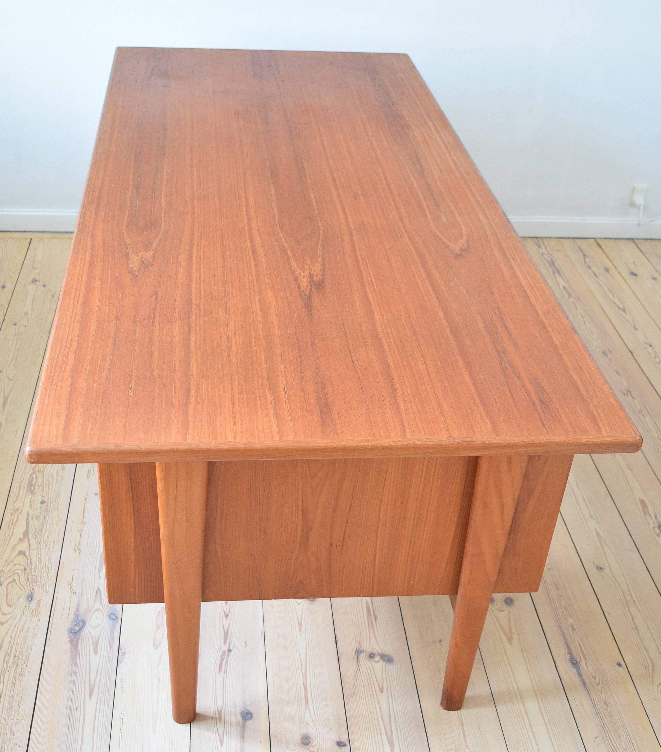 Kai Kristiansen Executive Teak Desk, 1958 4