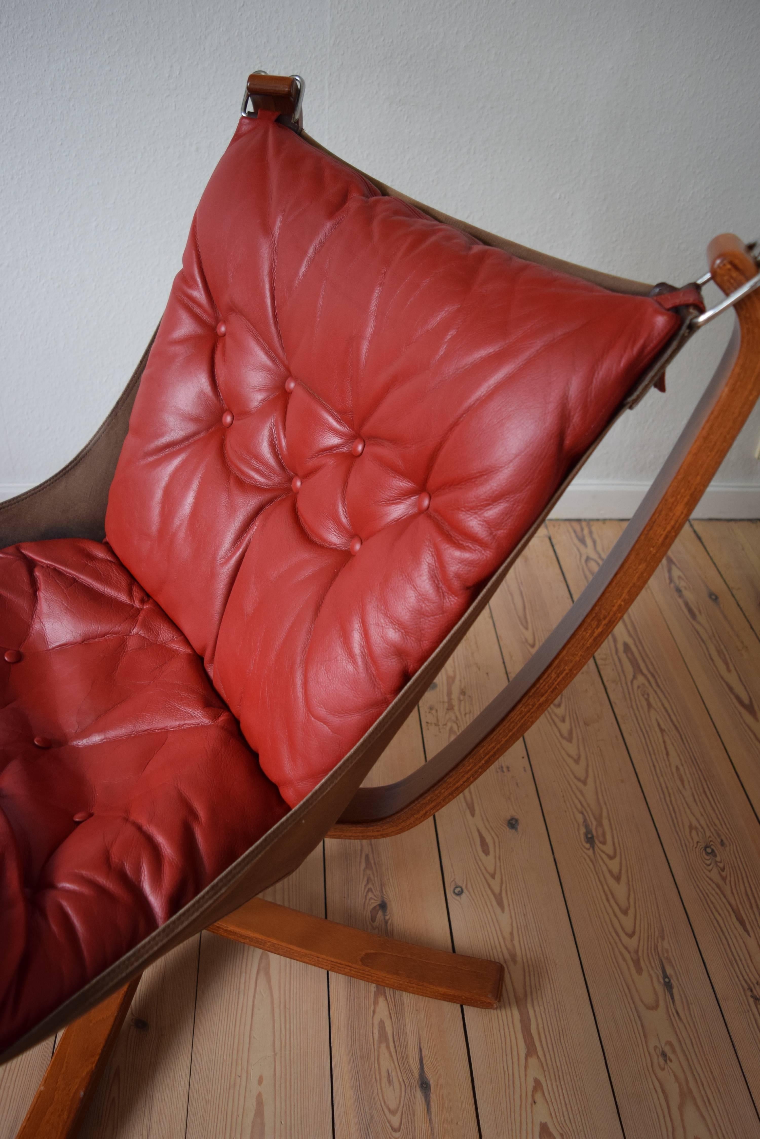 Sigurd Ressell Falcon Chair for Vatne Møbler, 1970s 2
