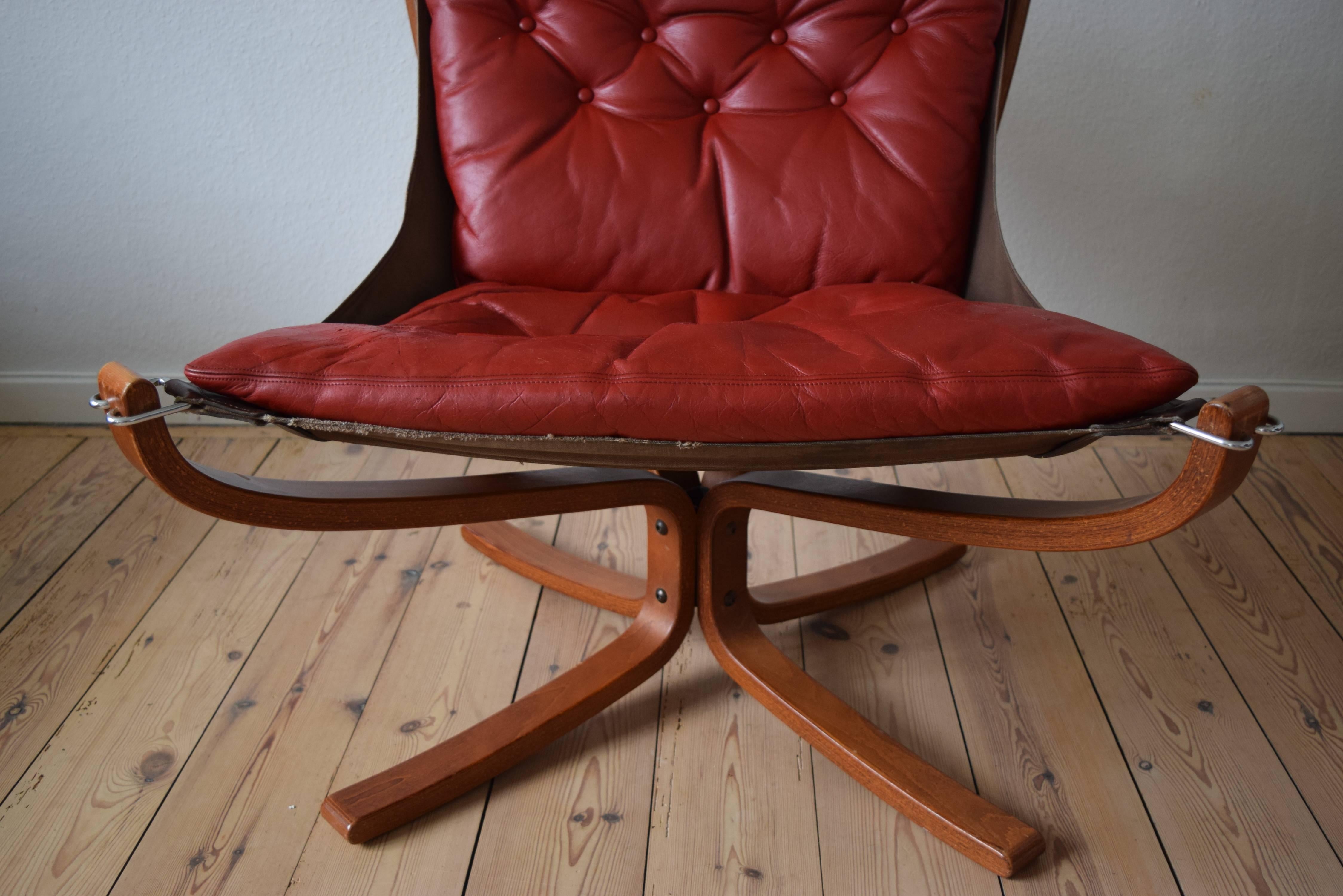 Sigurd Ressell Falcon Chair for Vatne Møbler, 1970s 3