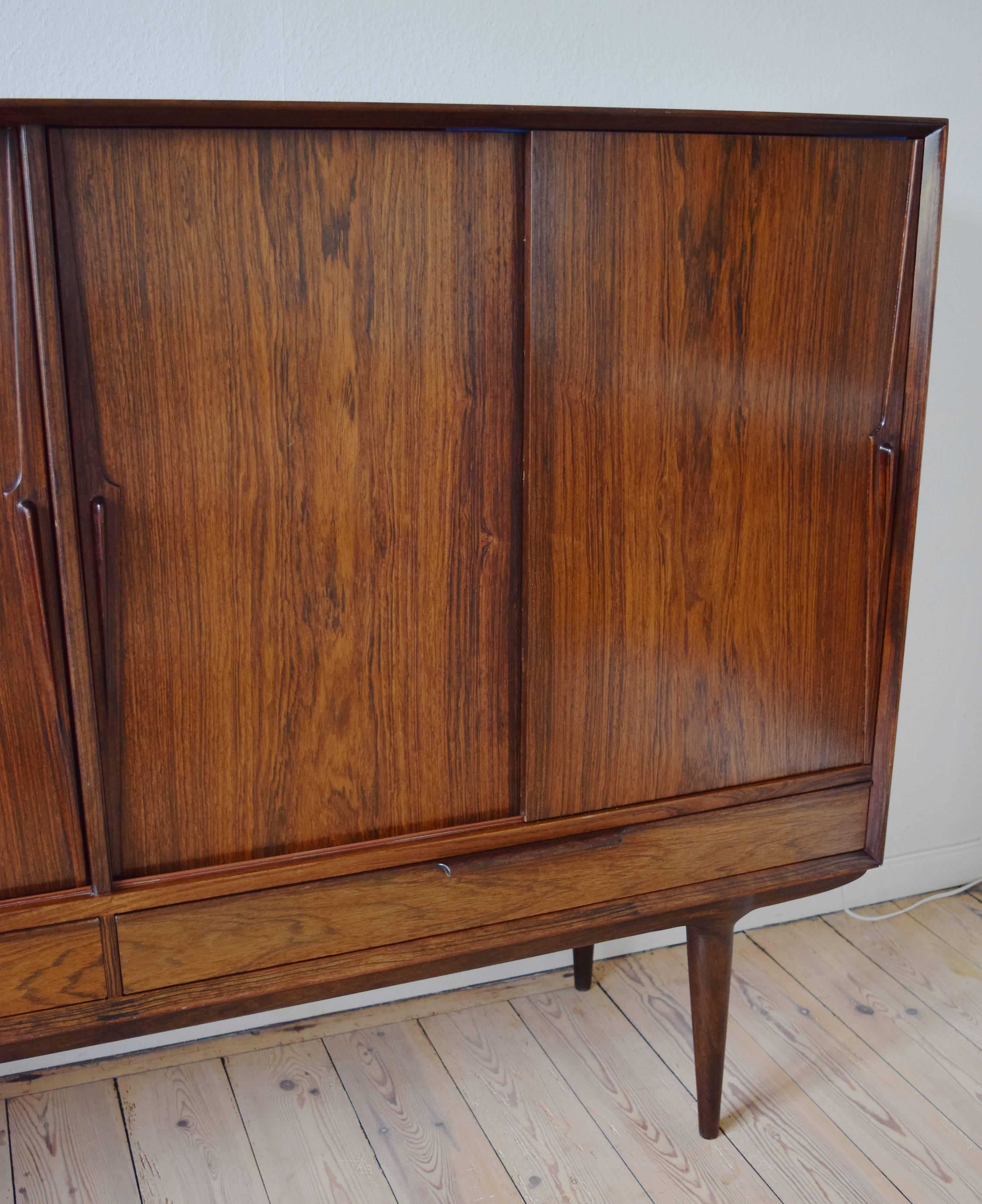 Mid-20th Century Rosewood Credenza from Gunni Oman Møbelfabrik