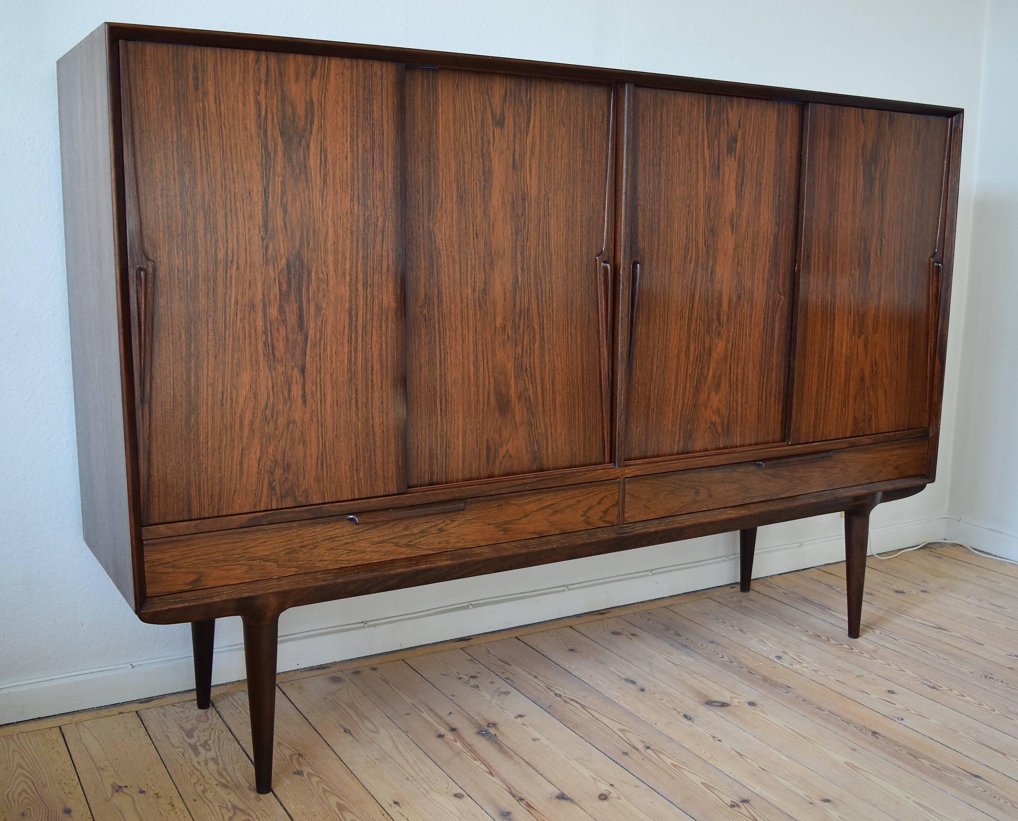 Rosewood Credenza from Gunni Oman Møbelfabrik 1