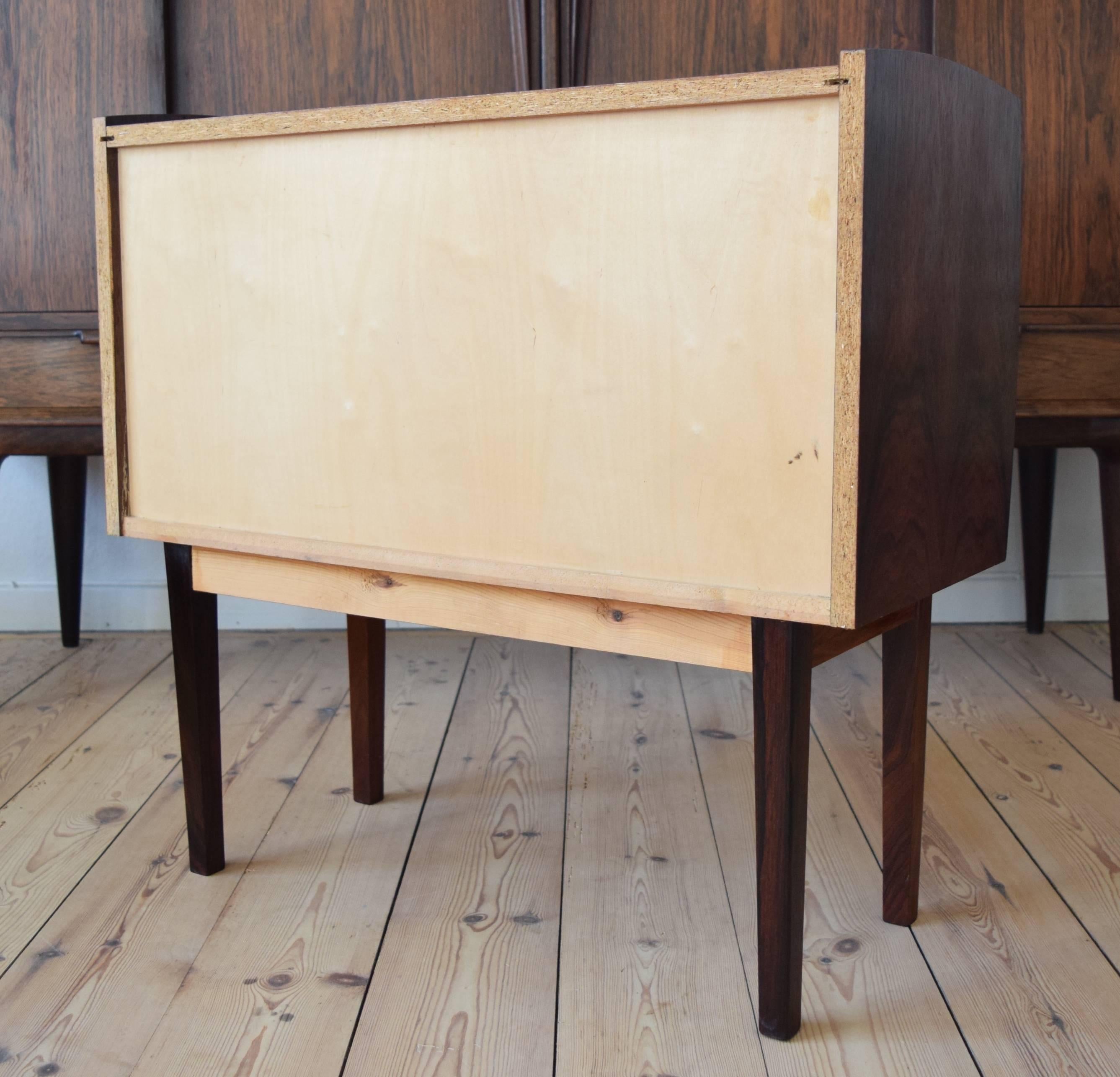 Danish Three-Drawer Rosewood Chest of Drawers, 1960s For Sale 4