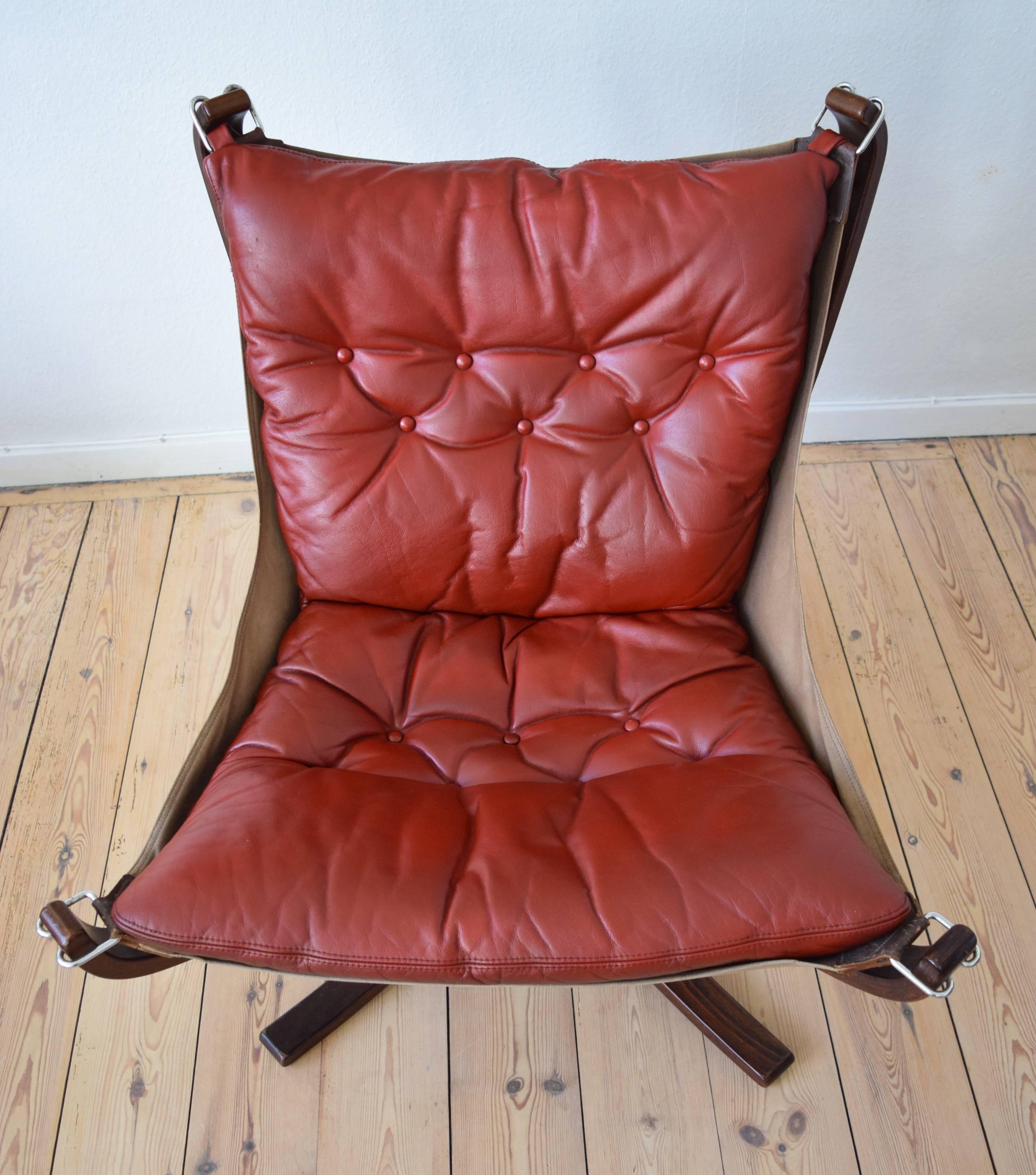 Falcon Chair by Sigurd Ressel for Vatne Møbler In Good Condition In Nyborg, DK