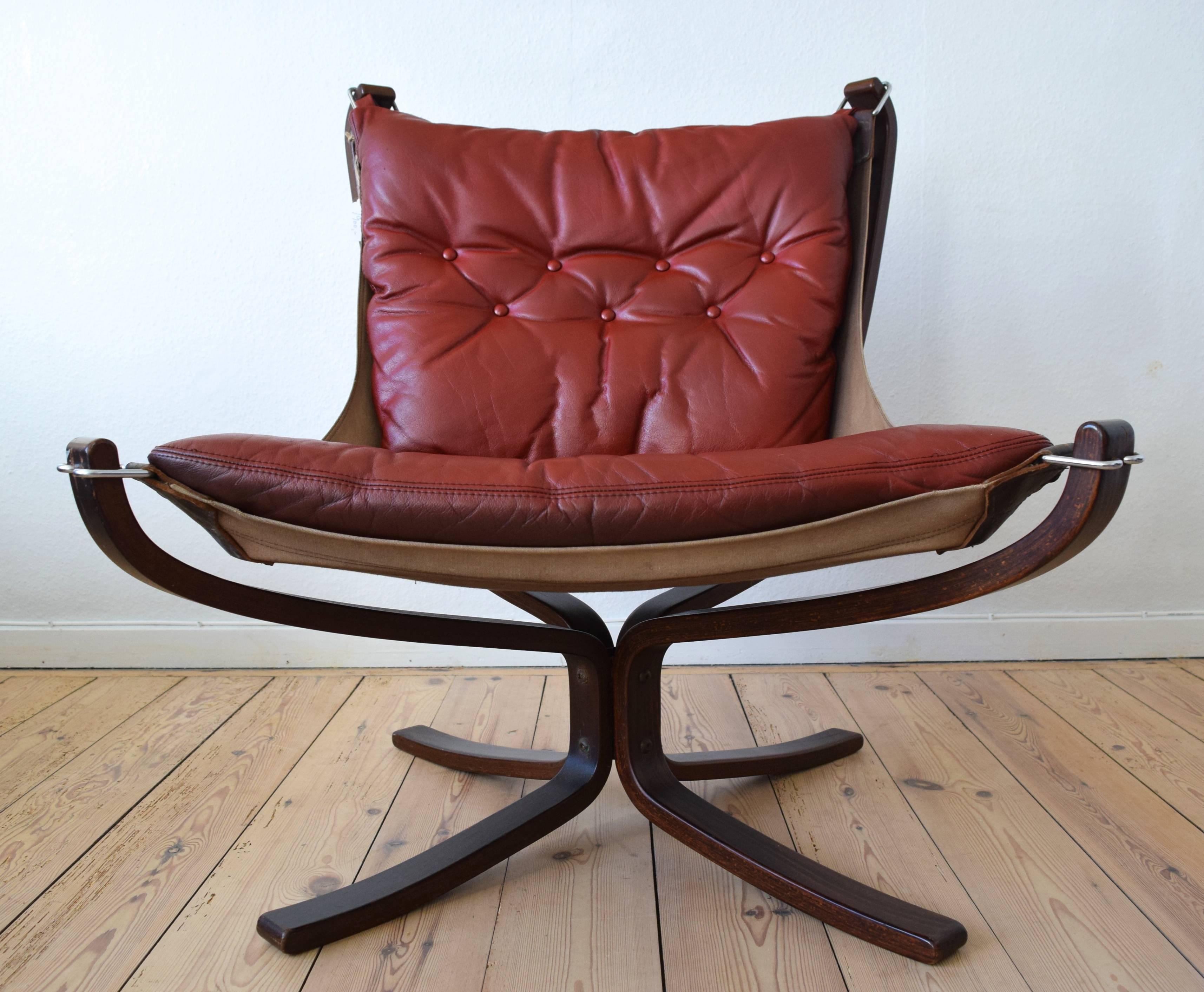 Mid-Century Modern Falcon Chair by Sigurd Ressel for Vatne Møbler