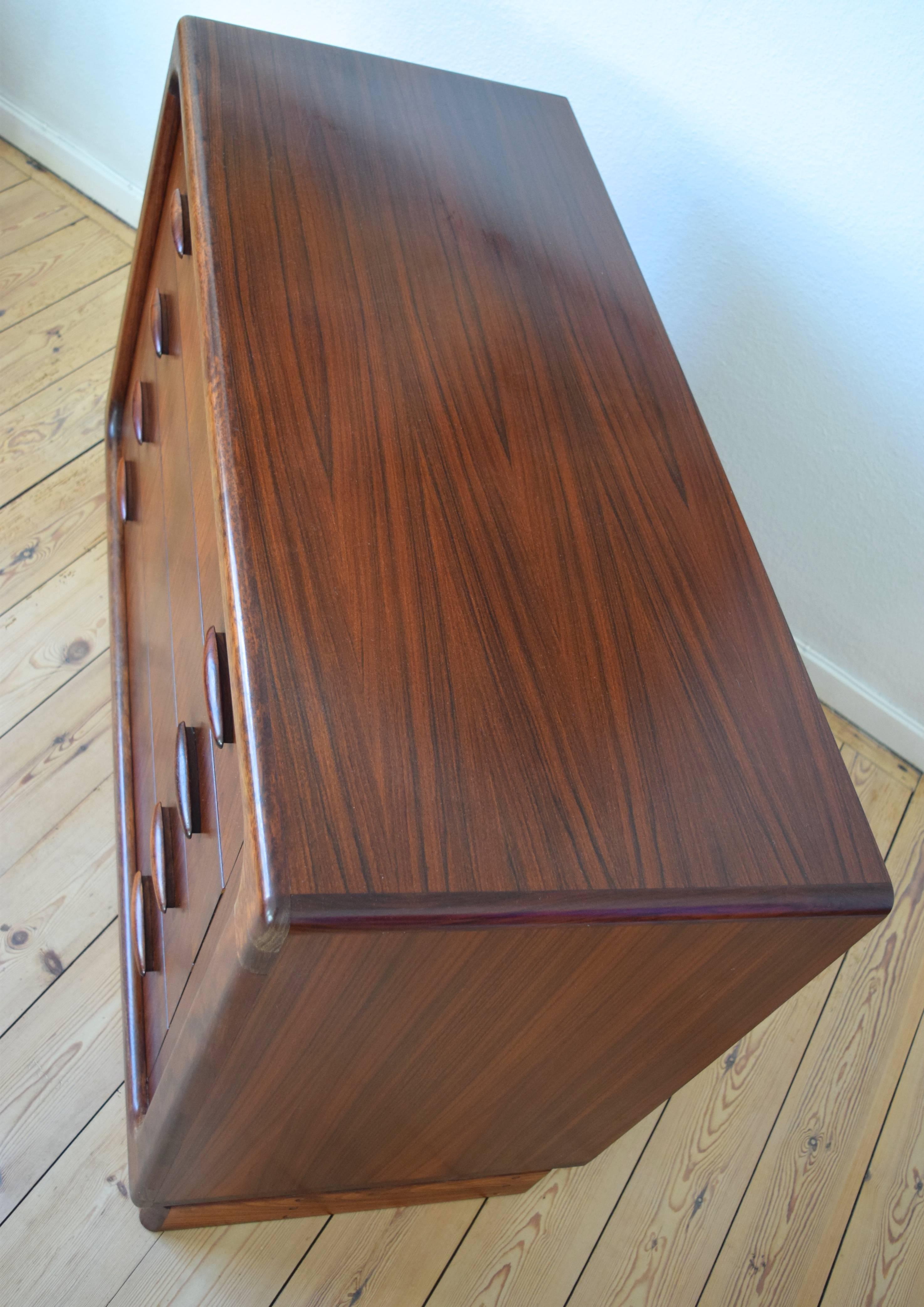 Rosewood Chest of Drawers by Dyrland For Sale 2
