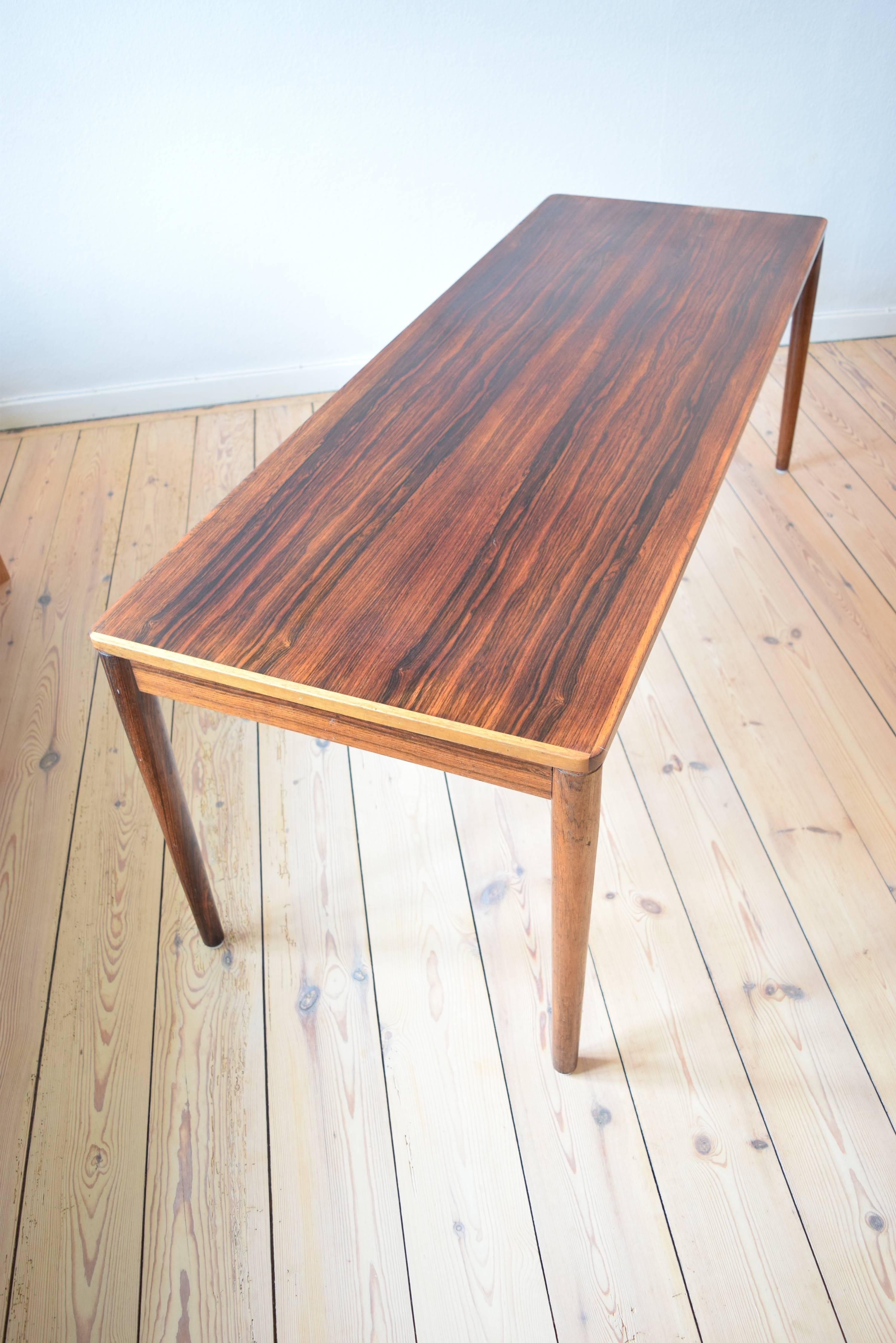 Brazilian Rosewood Coffee Table from Trioh, Denmark, 1960s In Good Condition In Nyborg, DK