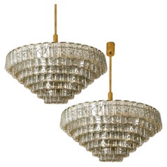 1 of the 4 Huge XXL Giant Ballroom Light Fixtures, 1970s