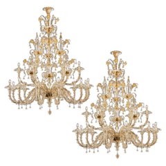 1 of the 2 Exceptional and Rich Chandeliers, Venice Italy