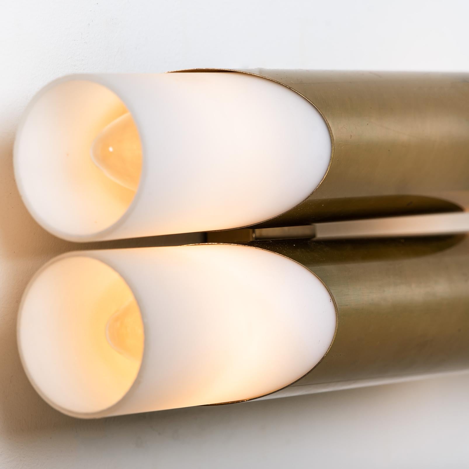 Four Wall Sconces or Wall Lights in the Style of RAAK Amsterdam, 1970 For Sale 4