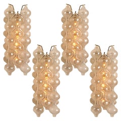 1 of 2  Pairs of Large Tulipan Wall Lamps Sconces by Kalmar 'H 21.2', 1970s