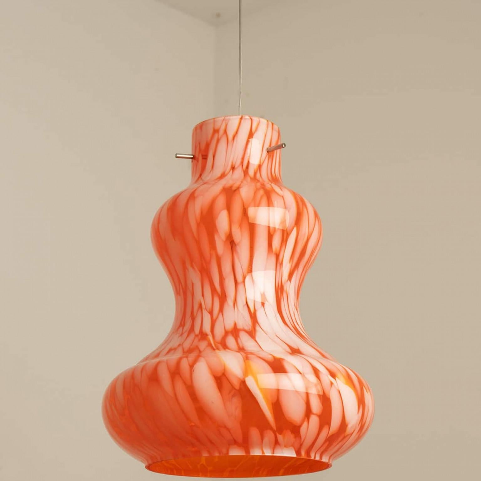 Diverse lampade a sospensione in vetro di Murano di Massimo Vignelli per Venini, 1960 in vendita 9