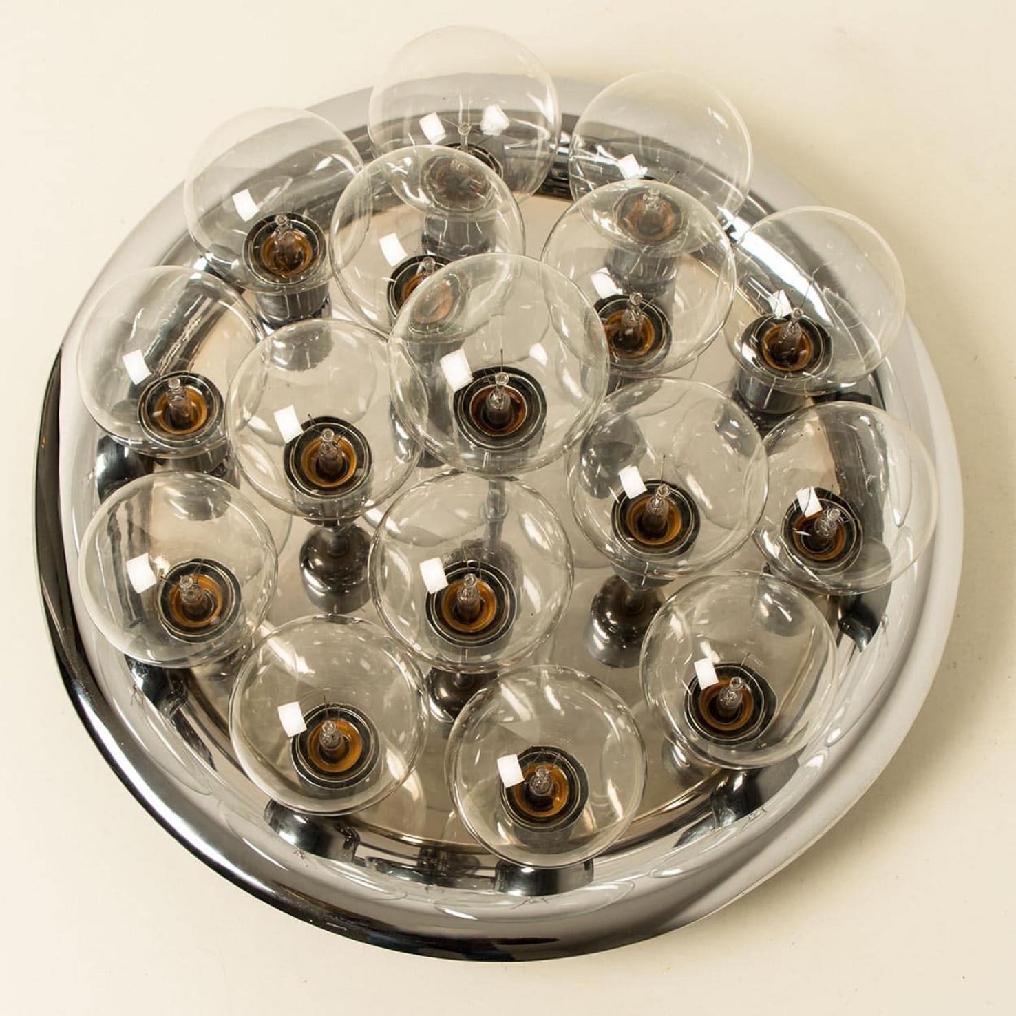 Large Wall or Ceiling Lamp in the style of Staff, 1970s For Sale 5